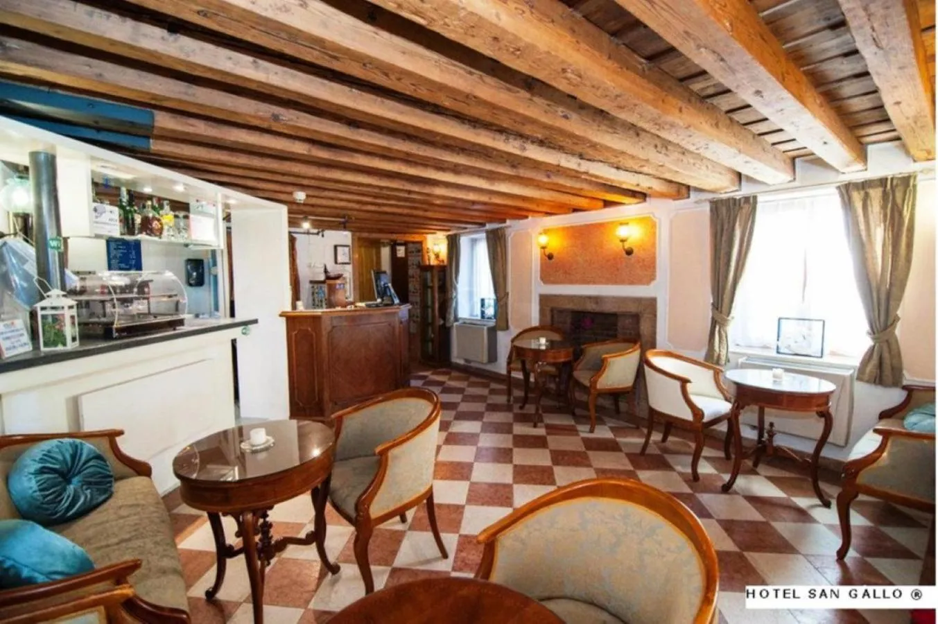 Lobby or reception in H O T E L S A N G A L L O l