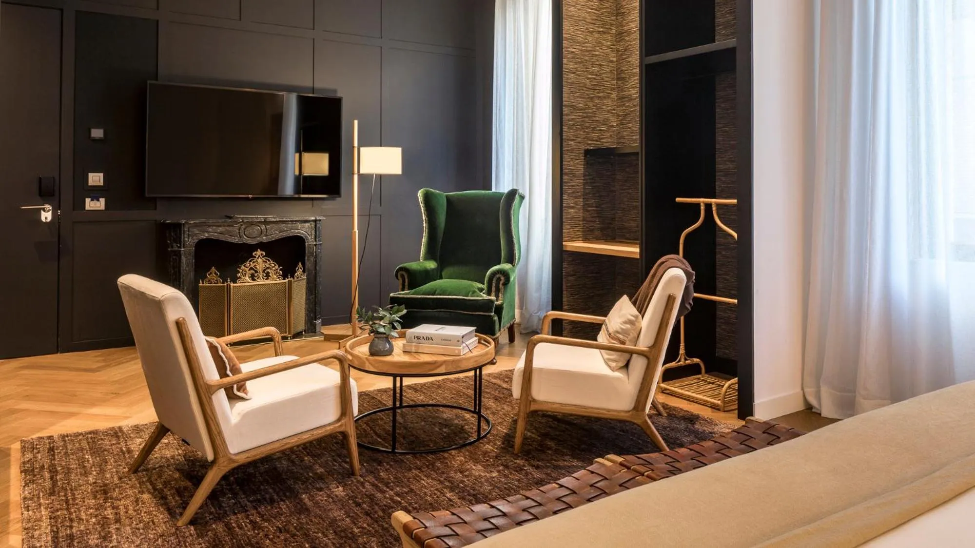 Bed in Hotel Casa Sagnier