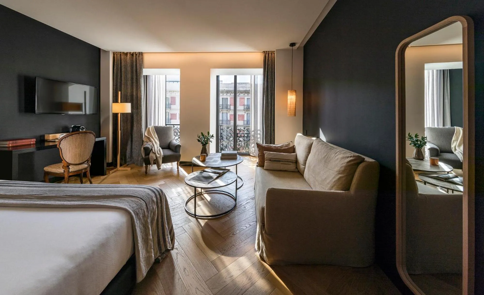 Bed in Hotel Casa Sagnier