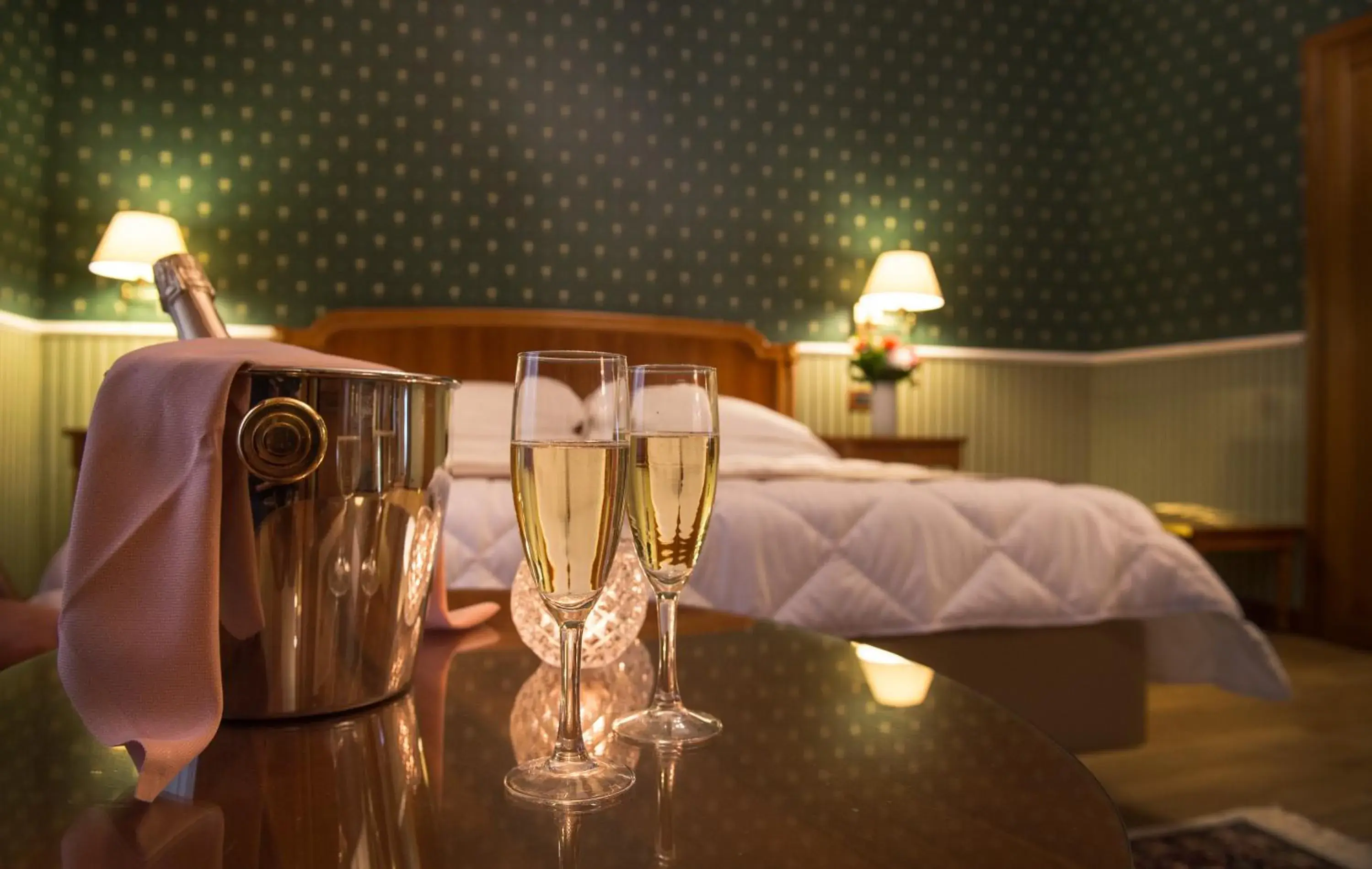 Bedroom in Strozzi Palace Hotel Bedroom in Strozzi Palace Hotel