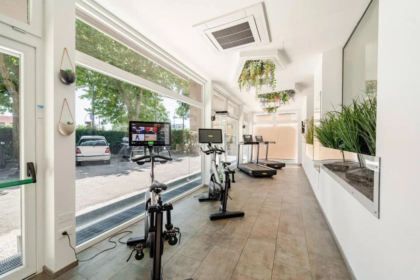 Fitness centre/facilities in Hotel Fiera Wellness & Spa