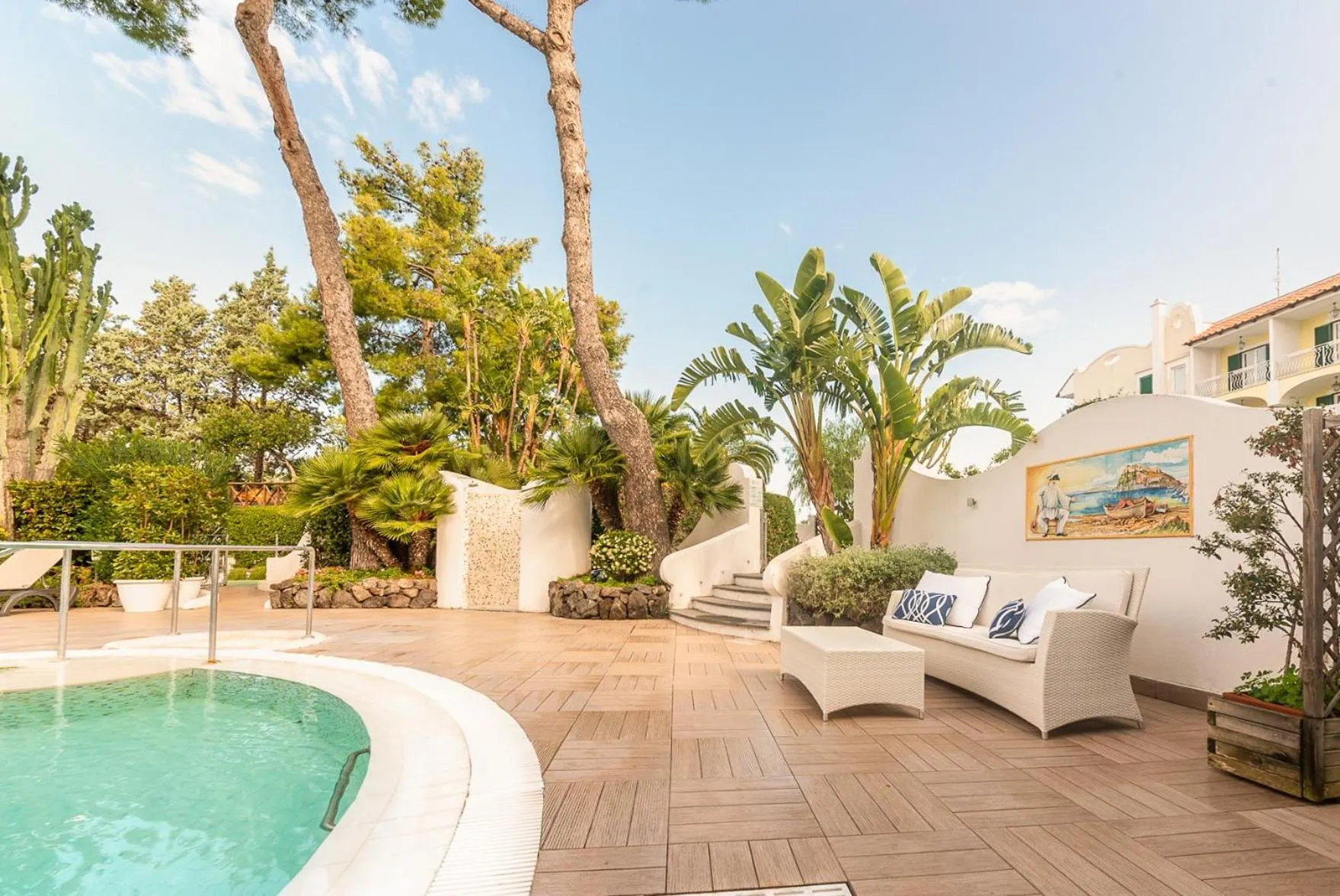 Patio in Hermitage Resort & Thermal Spa