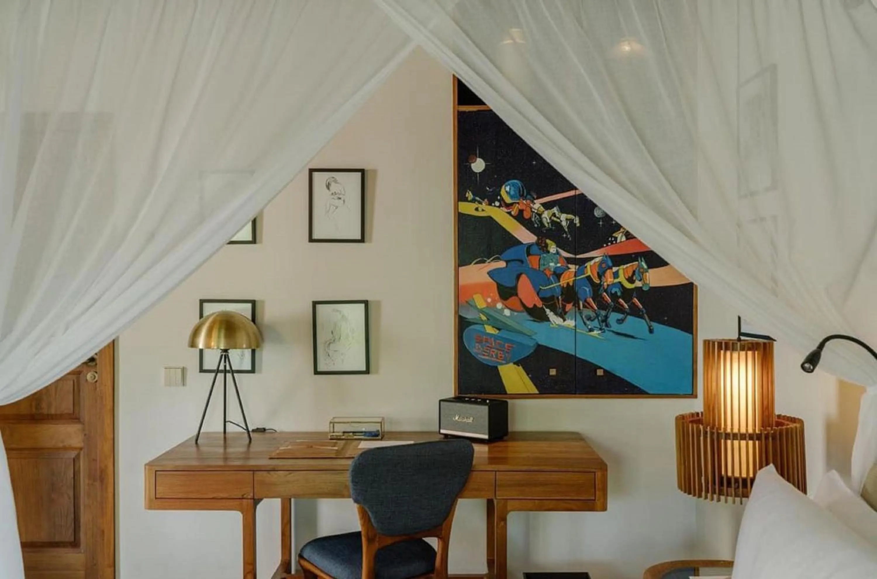 Seating area, Bed in La Reserve 1785 Canggu - Adults Only