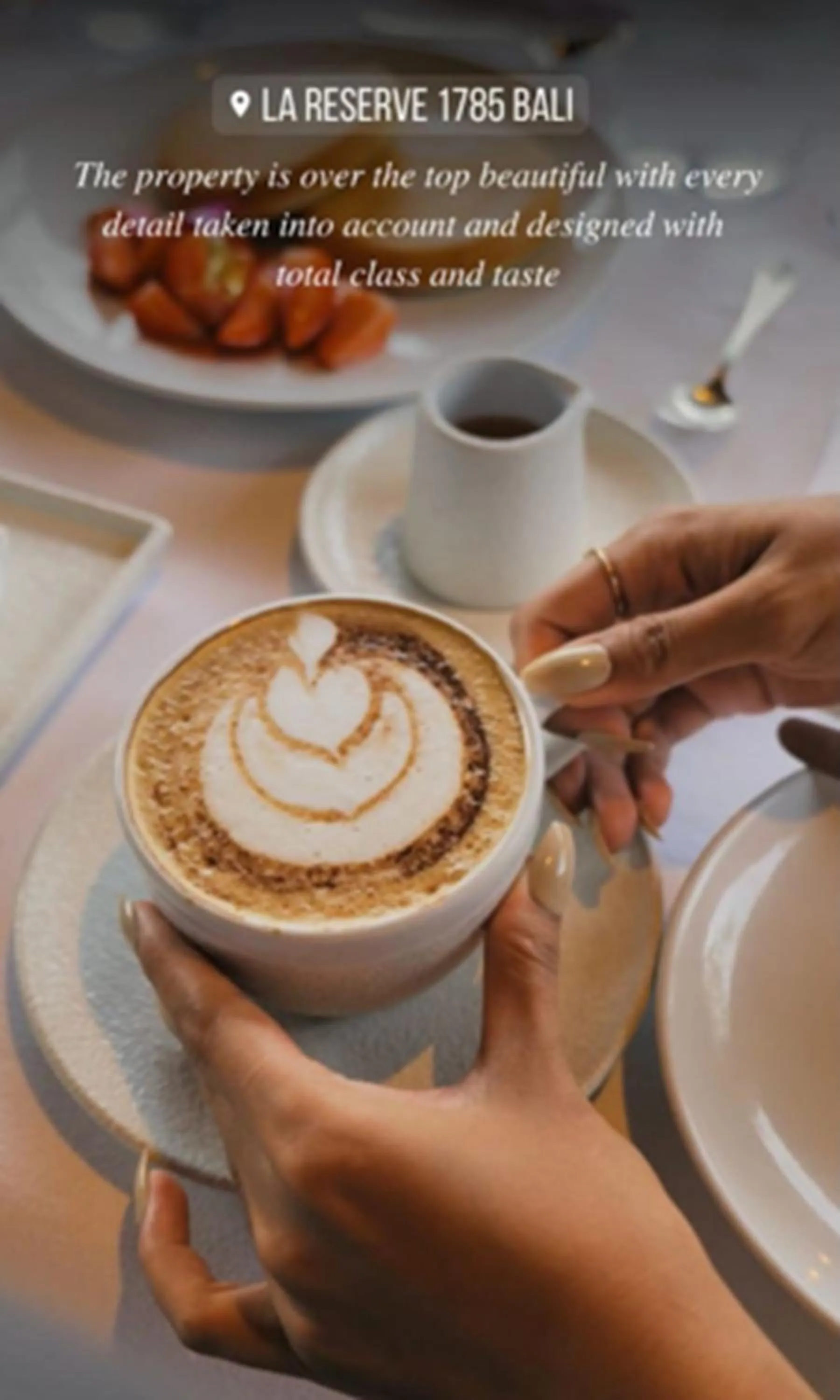 Restaurant/places to eat in La Reserve 1785 Canggu - Adults Only