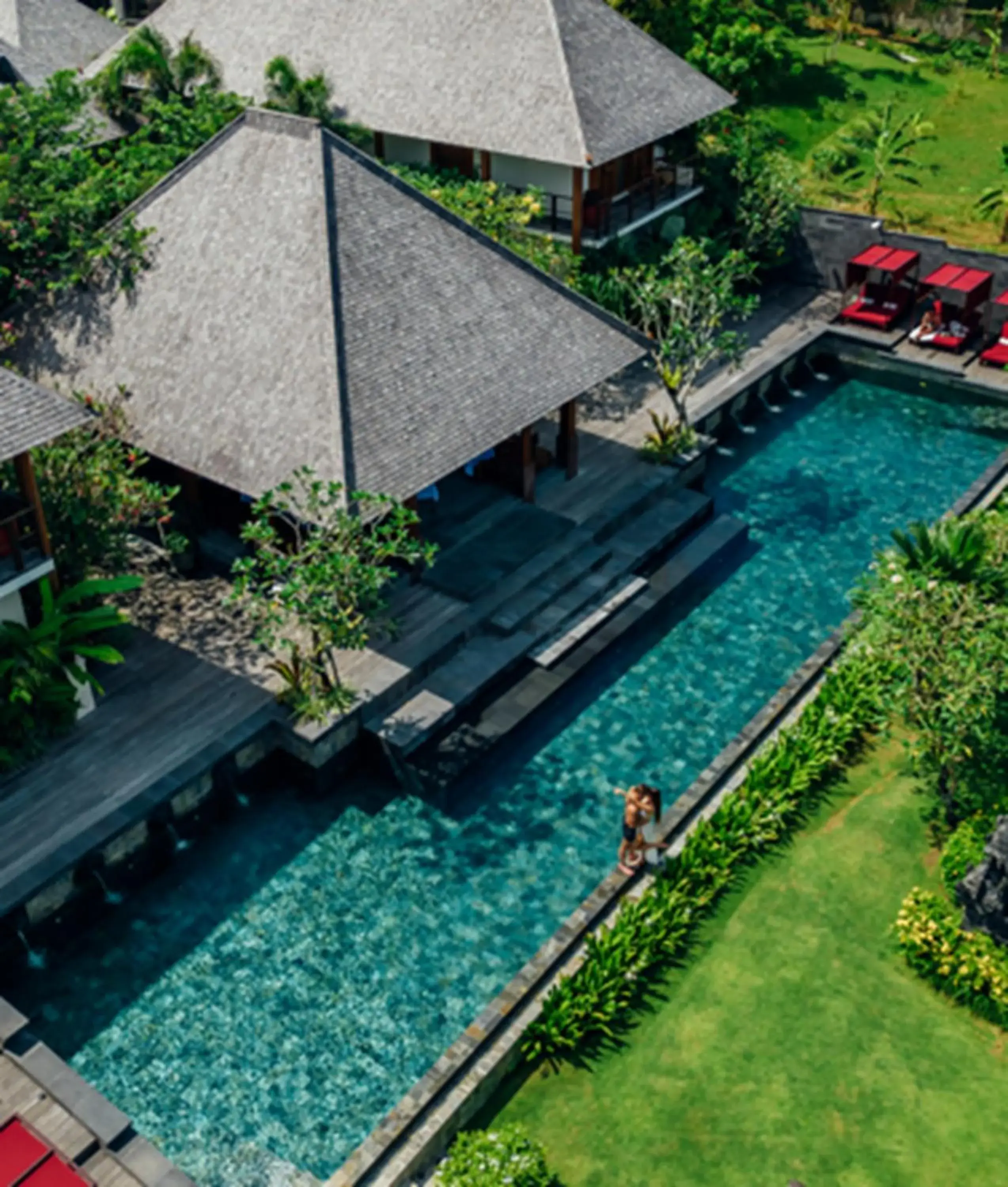 Pool view in La Reserve 1785 Canggu - Adults Only Pool view in La Reserve 1785 Canggu - Adults Only
