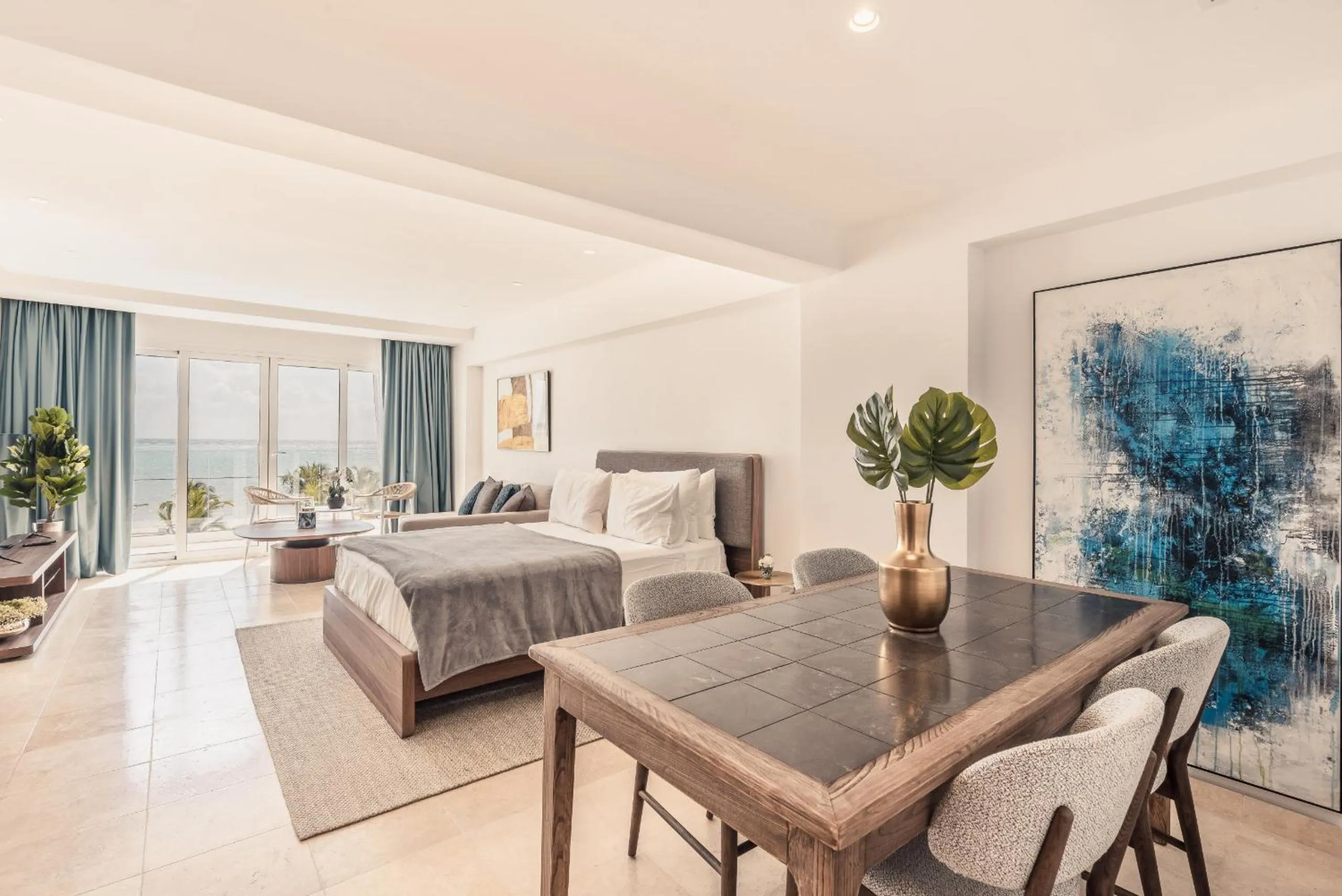 Bed in Ocean view Punta Palmera Studio GC5