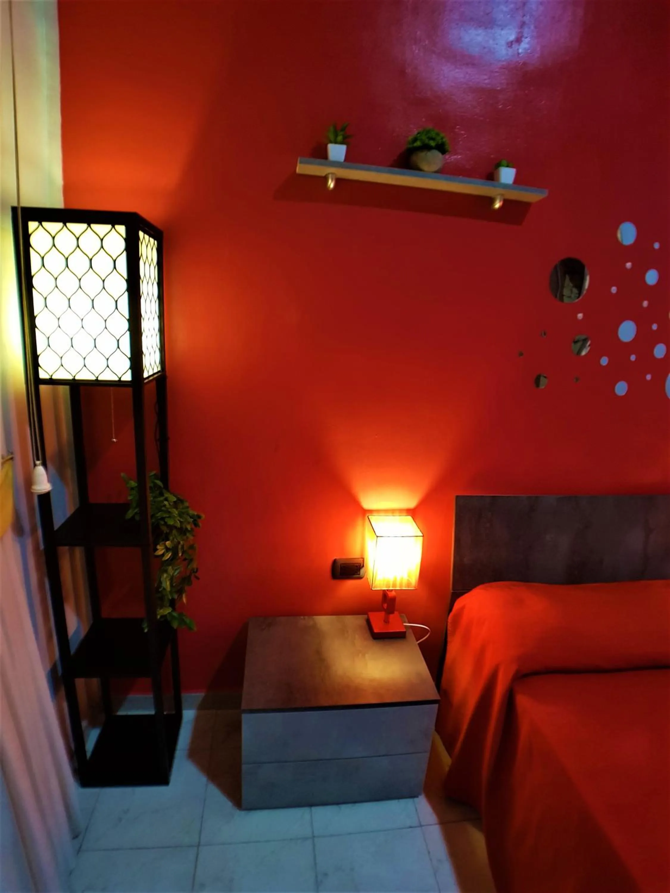 Bed in Hotel Ginevra