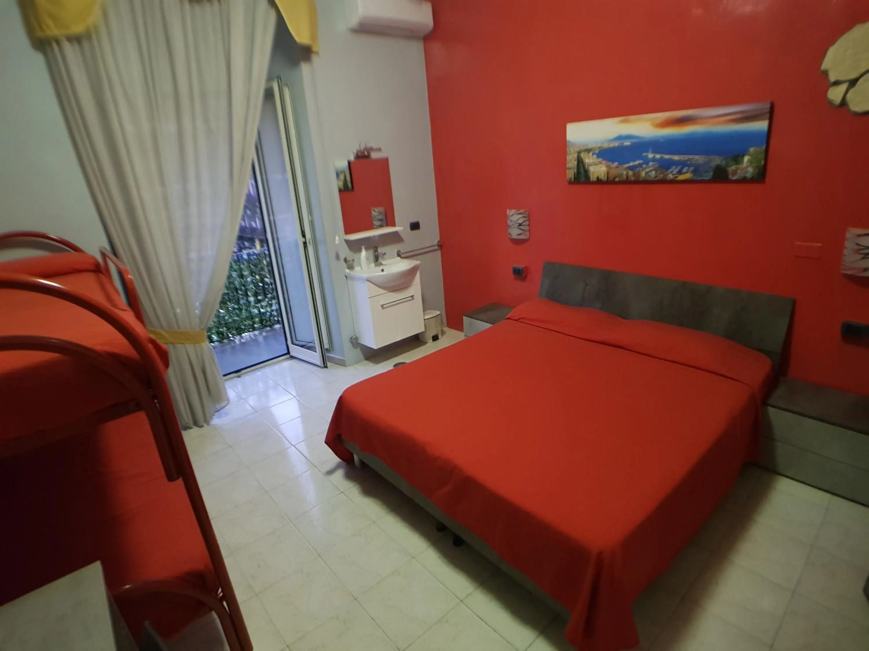 Bed in Hotel Ginevra