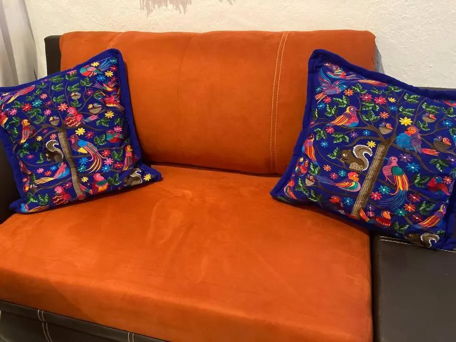 Seating area in Cancun Oceanfront, Entire Apartment