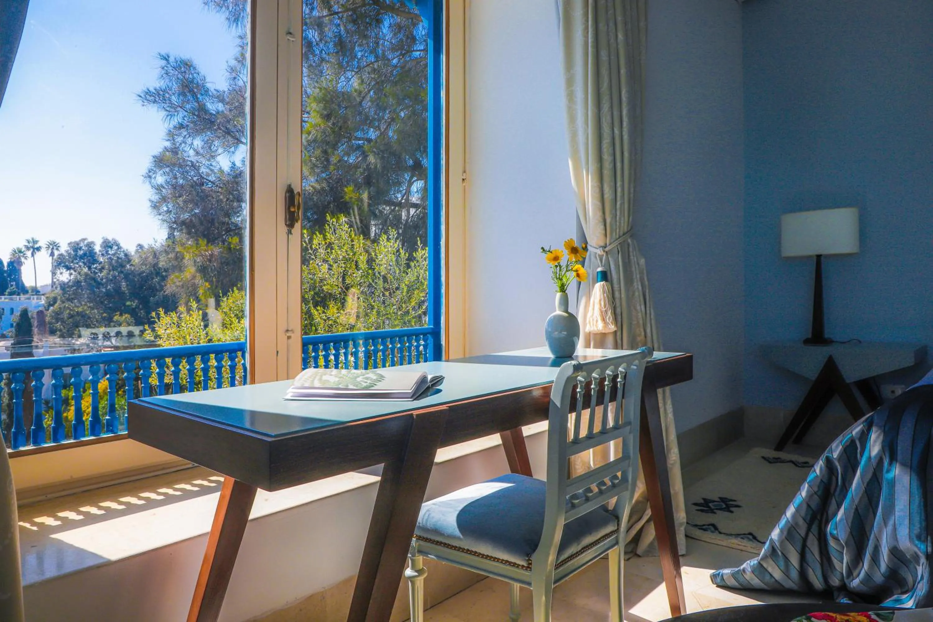 Seating area in La Demeure