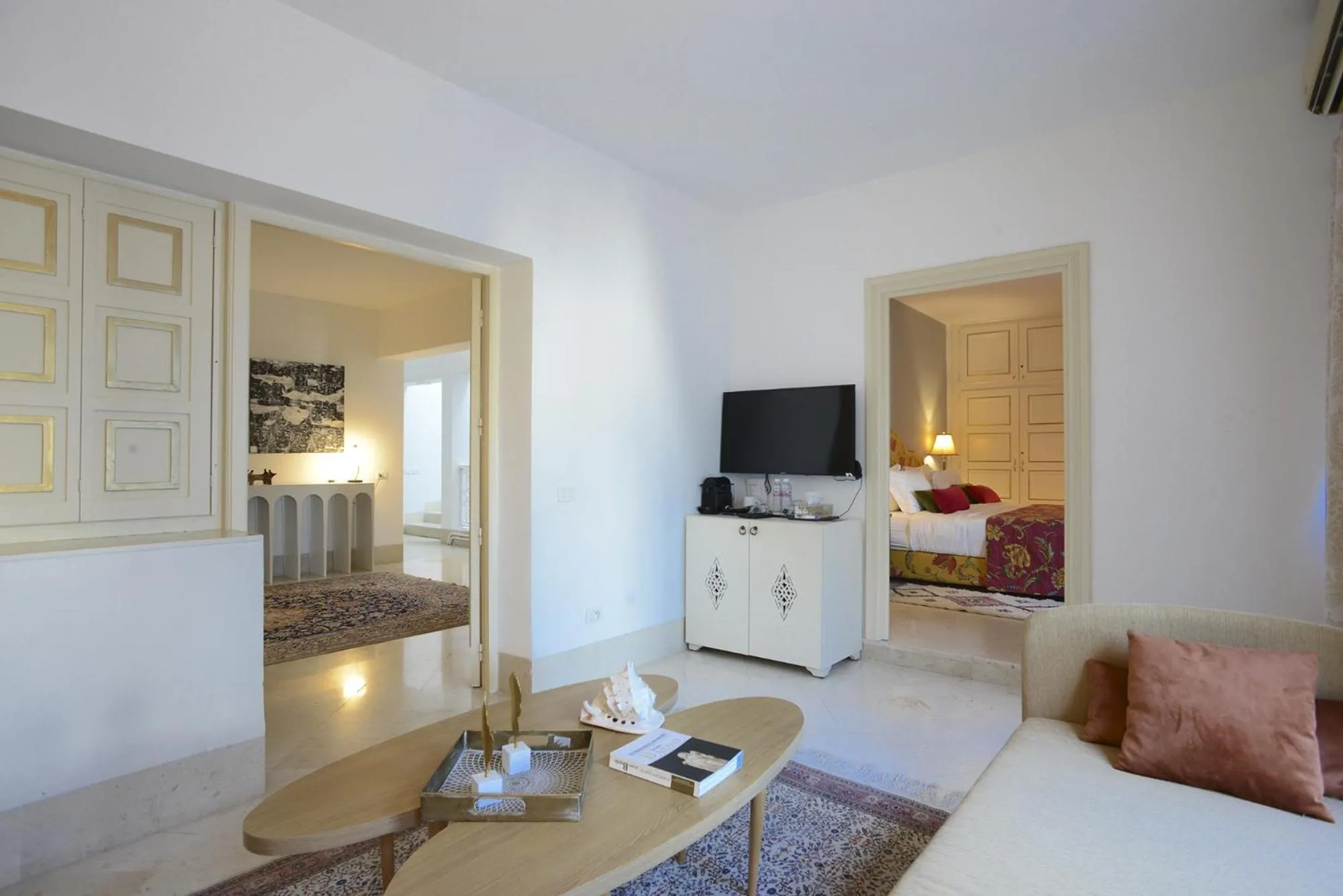 Living room in La Demeure