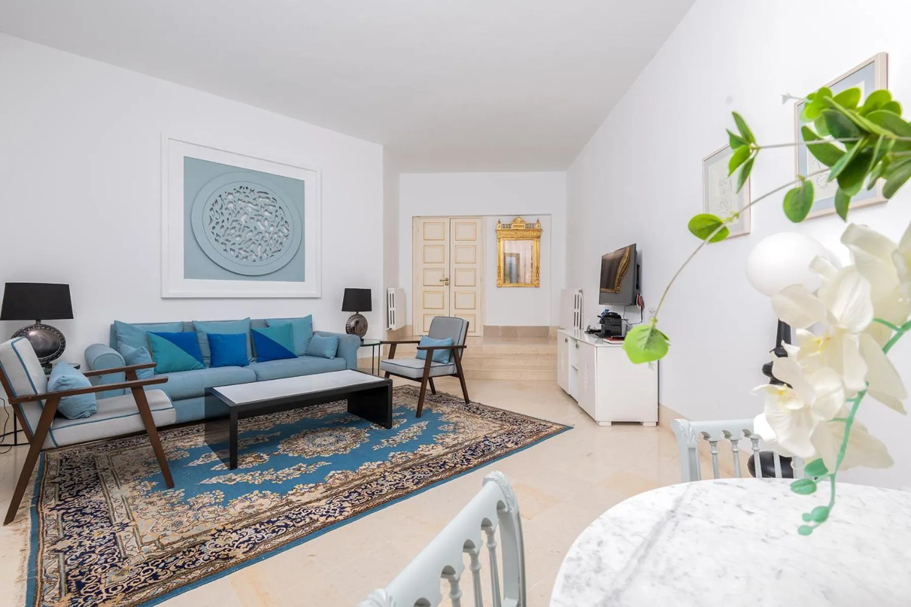 Living room in La Demeure