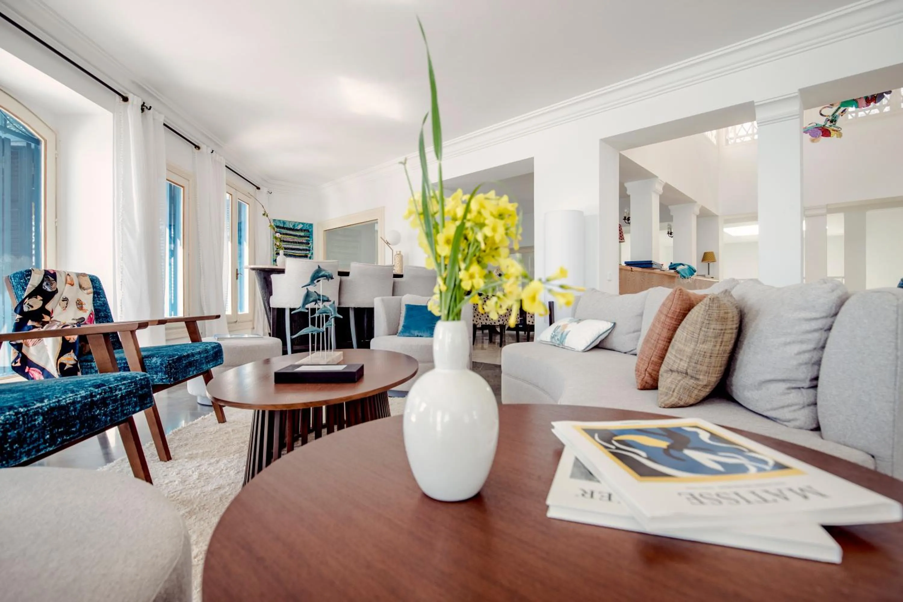 Living room in La Demeure