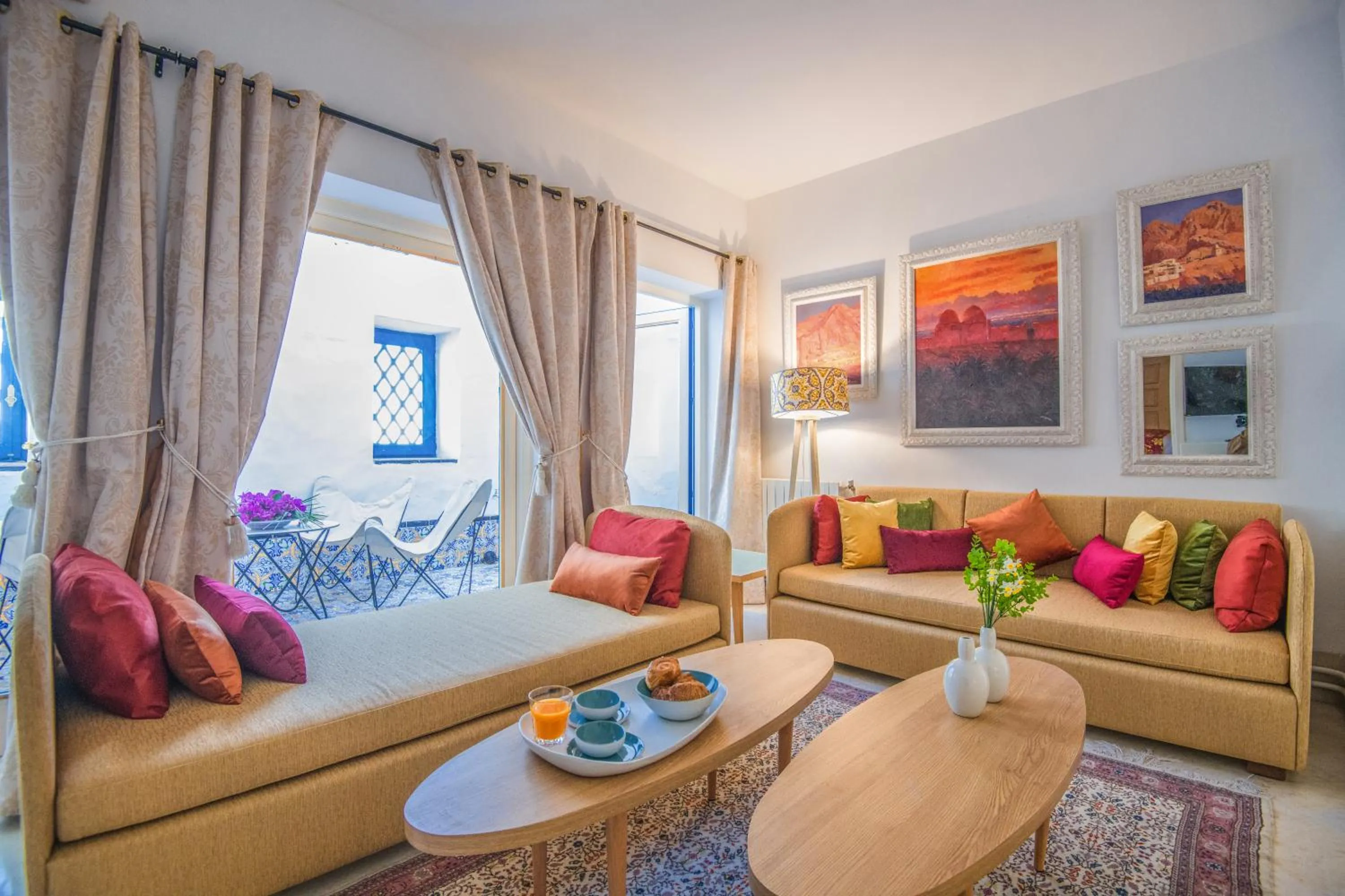 Living room in La Demeure