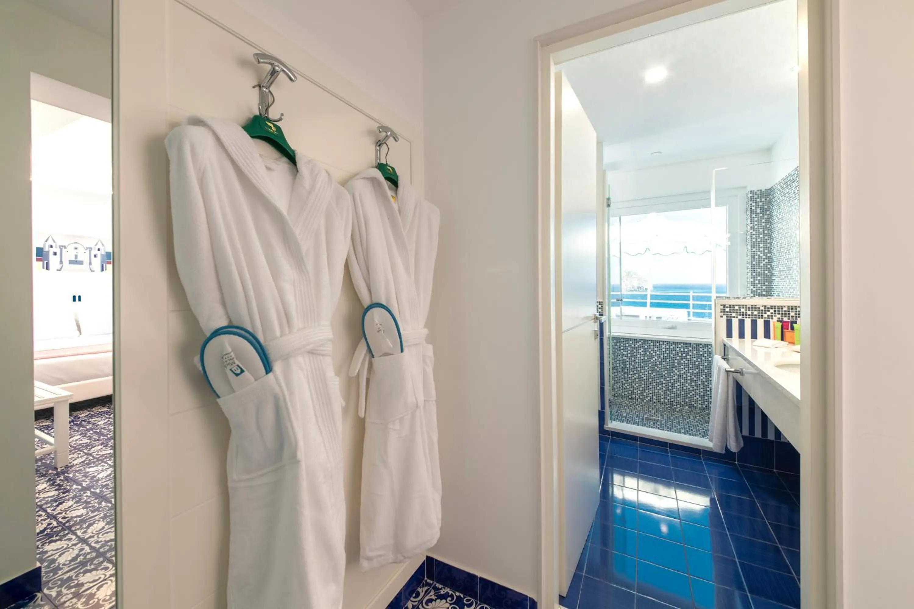 Bathroom, Bed in Hotel Terme San Michele & SPA, WorldHotels Distinctive