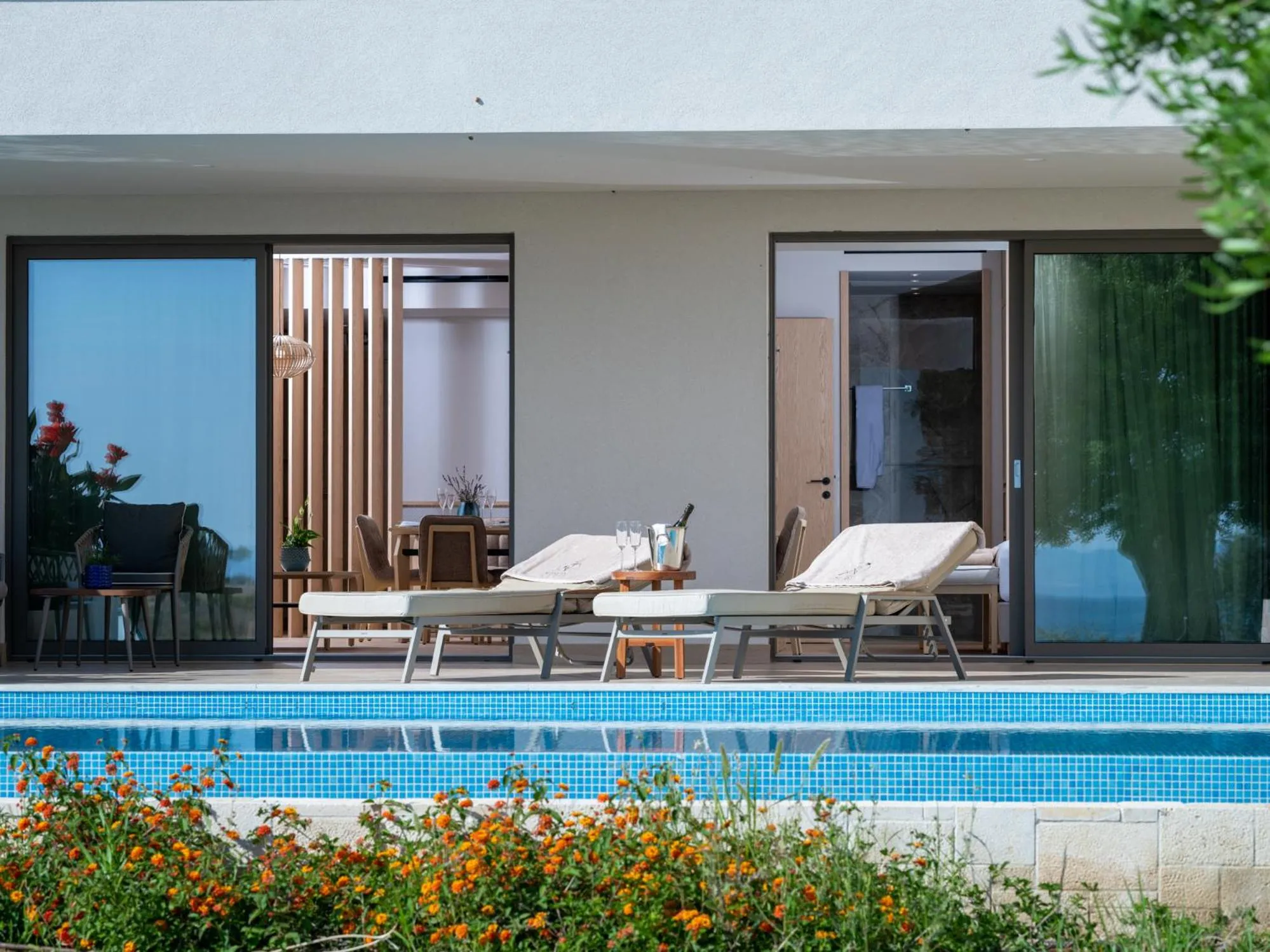 Pool view in Ammoa Luxury Hotel & Spa Resort