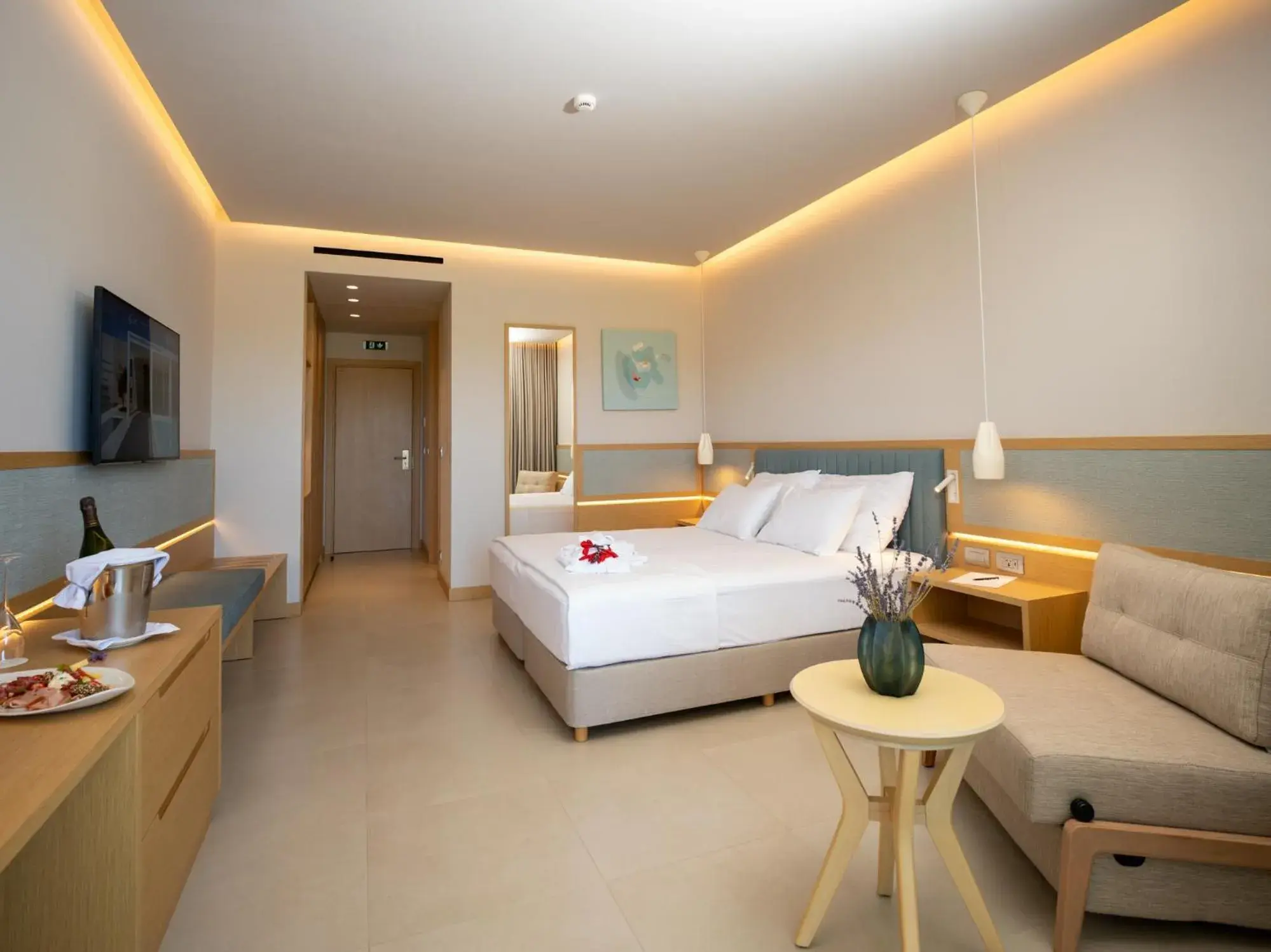 Bedroom, Bed in Ammoa Luxury Hotel & Spa Resort Bedroom, Bed in Ammoa Luxury Hotel & Spa Resort