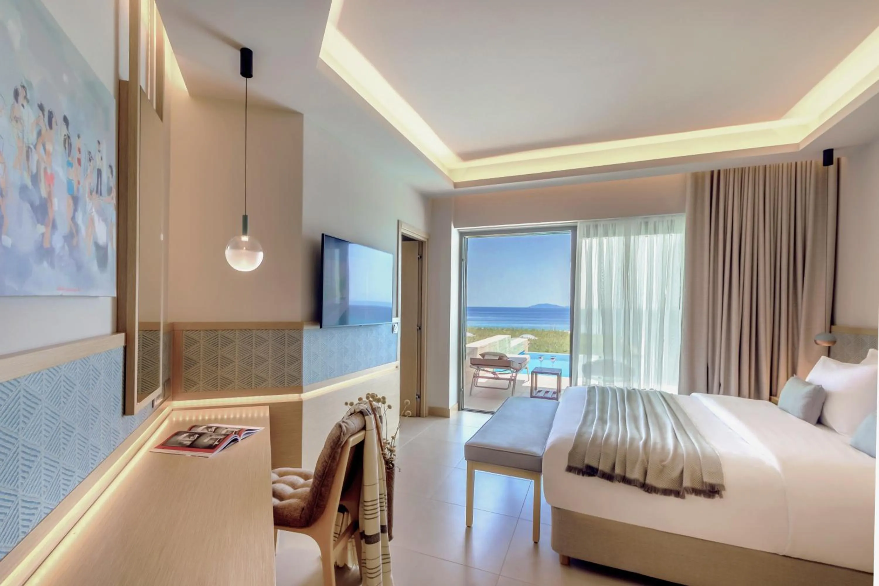Bedroom, Bed in Ammoa Luxury Hotel & Spa Resort