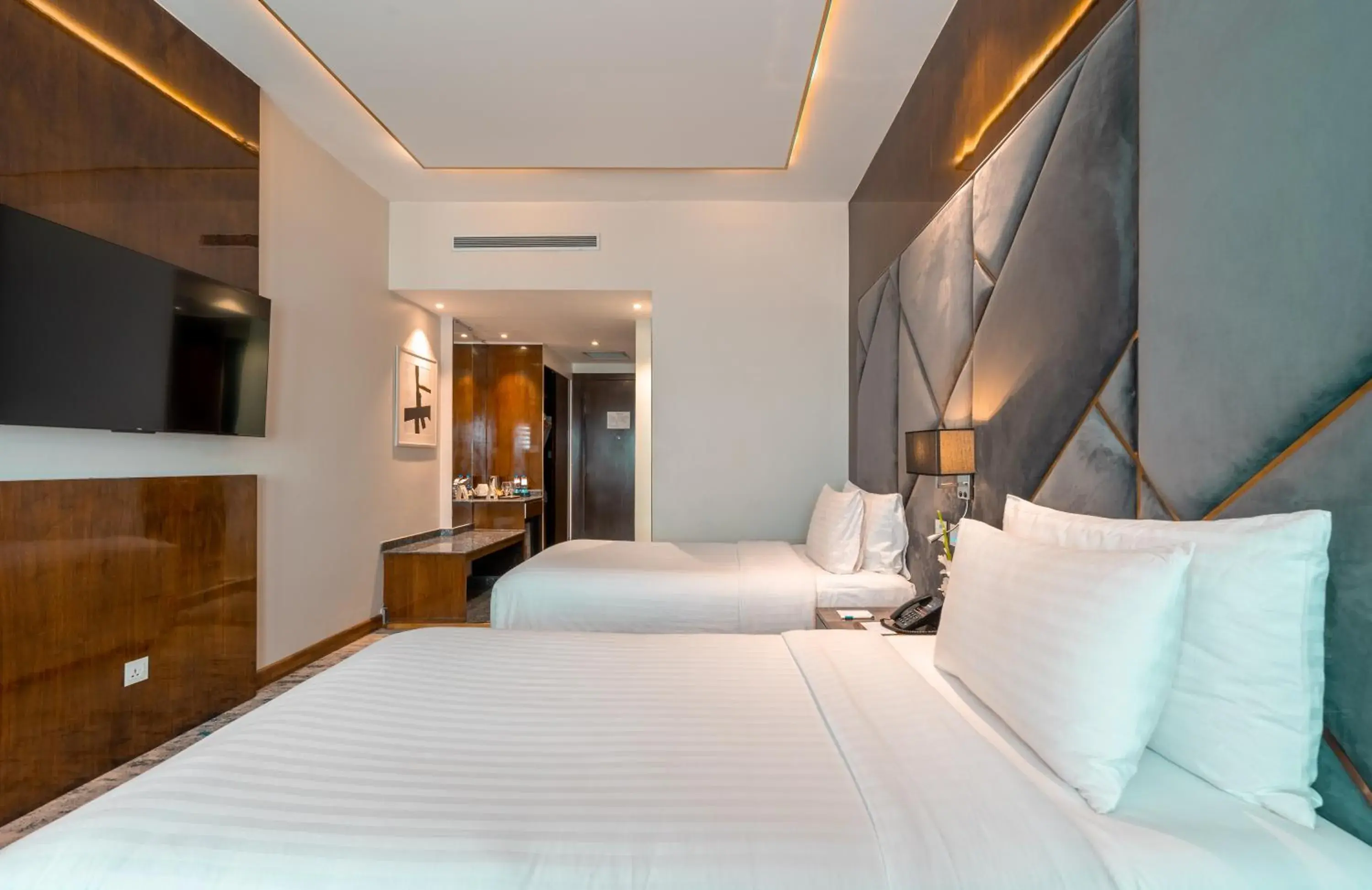 View (from property/room), Bed in Best Western Premier Islamabad View (from property/room), Bed in Best Western Premier Islamabad