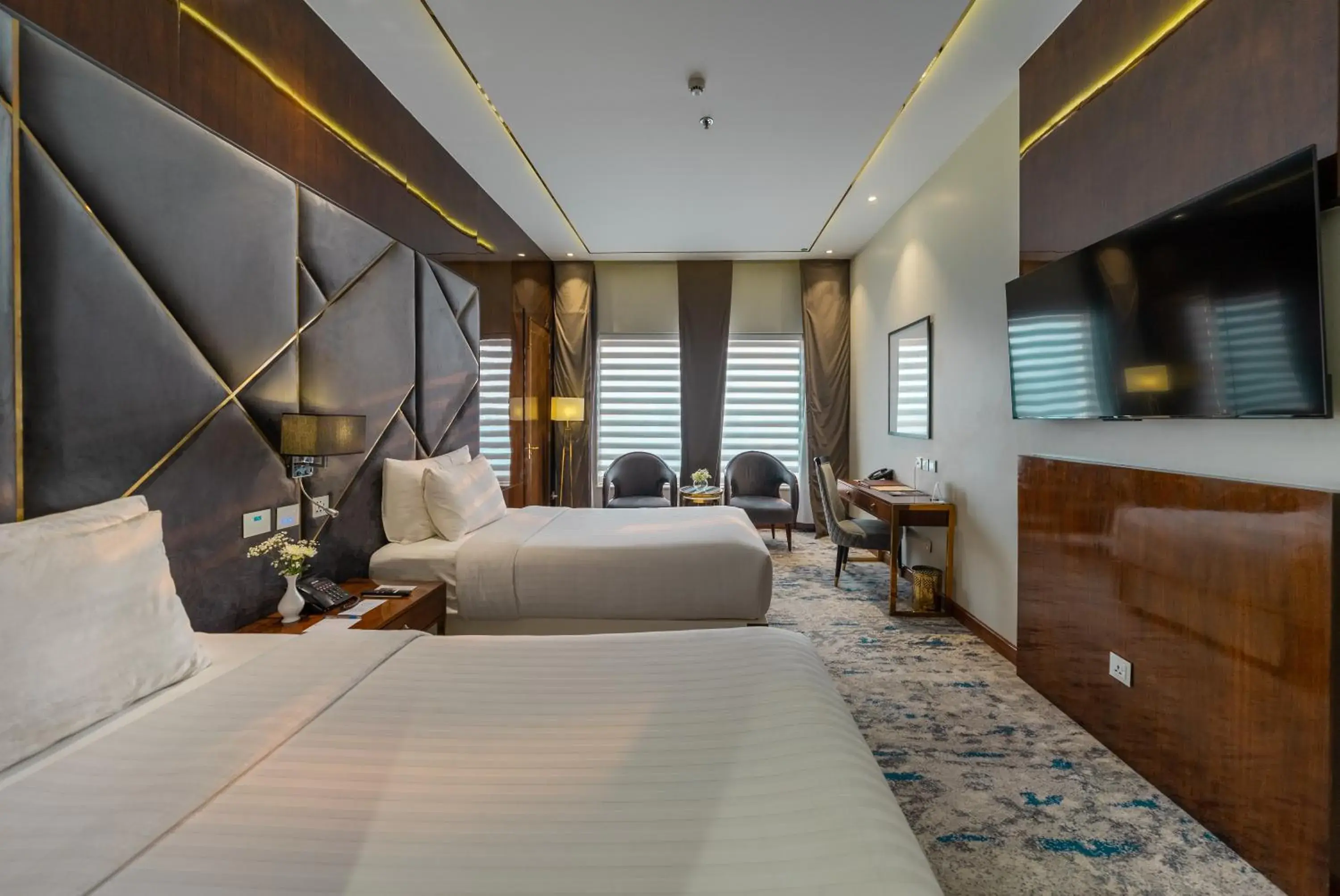 View (from property/room), Bed in Best Western Premier Islamabad View (from property/room), Bed in Best Western Premier Islamabad