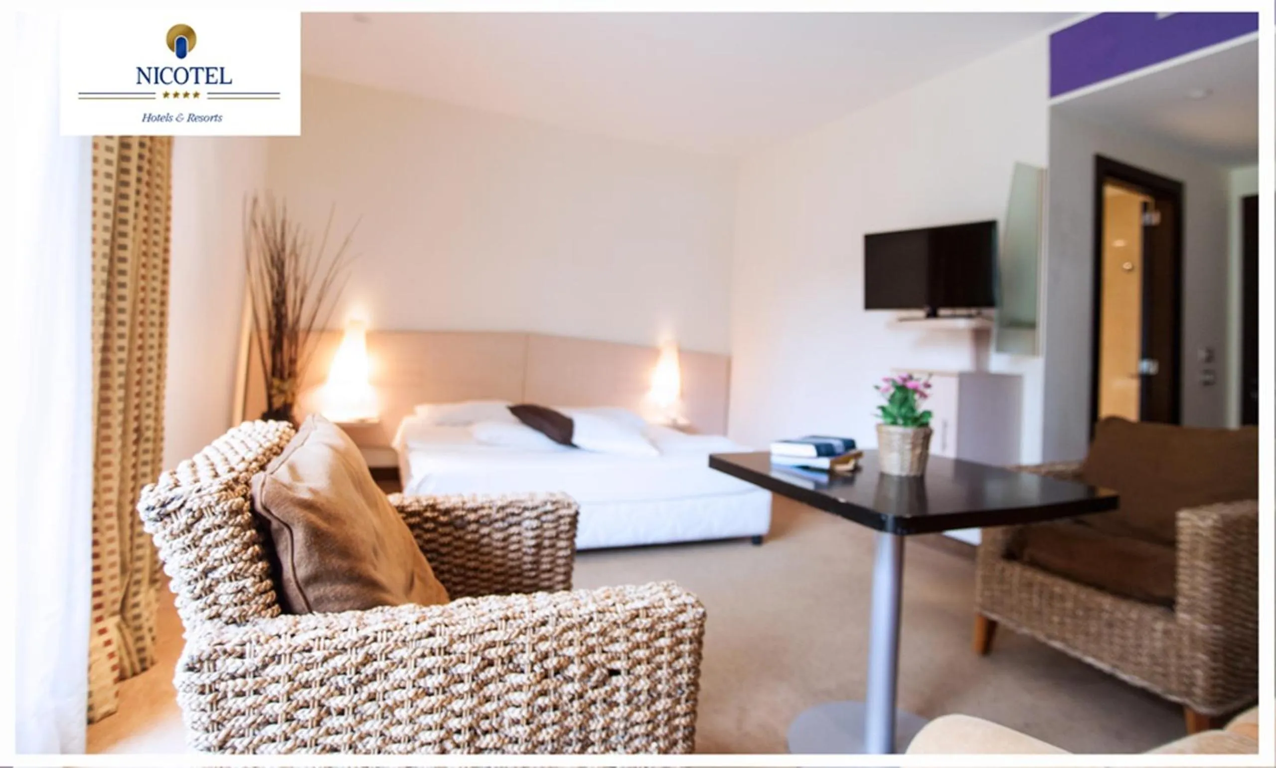 Bedroom in Nicotel Pineto