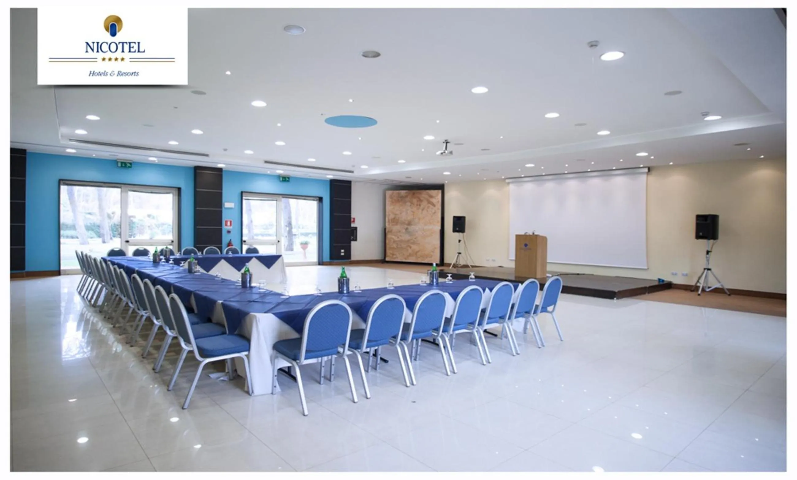 Meeting/conference room in Nicotel Pineto
