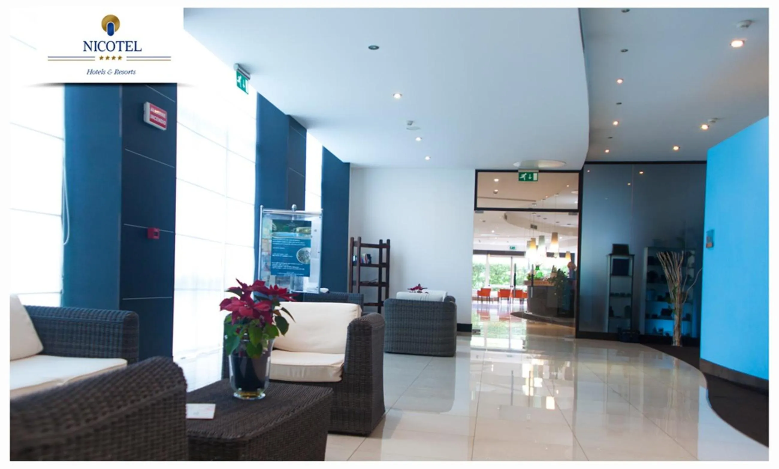 Lobby or reception in Nicotel Pineto