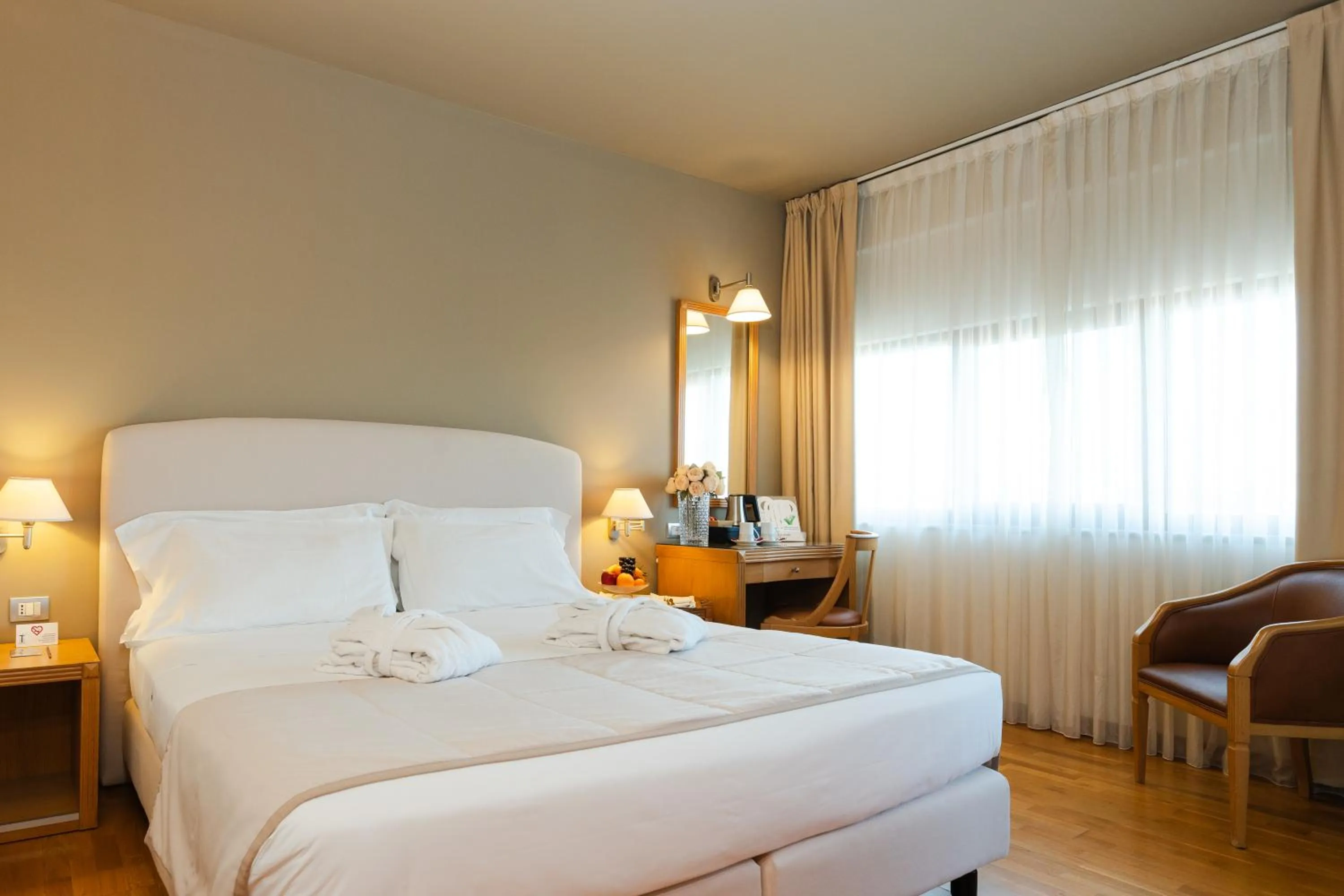 Bed in Hotel Touring