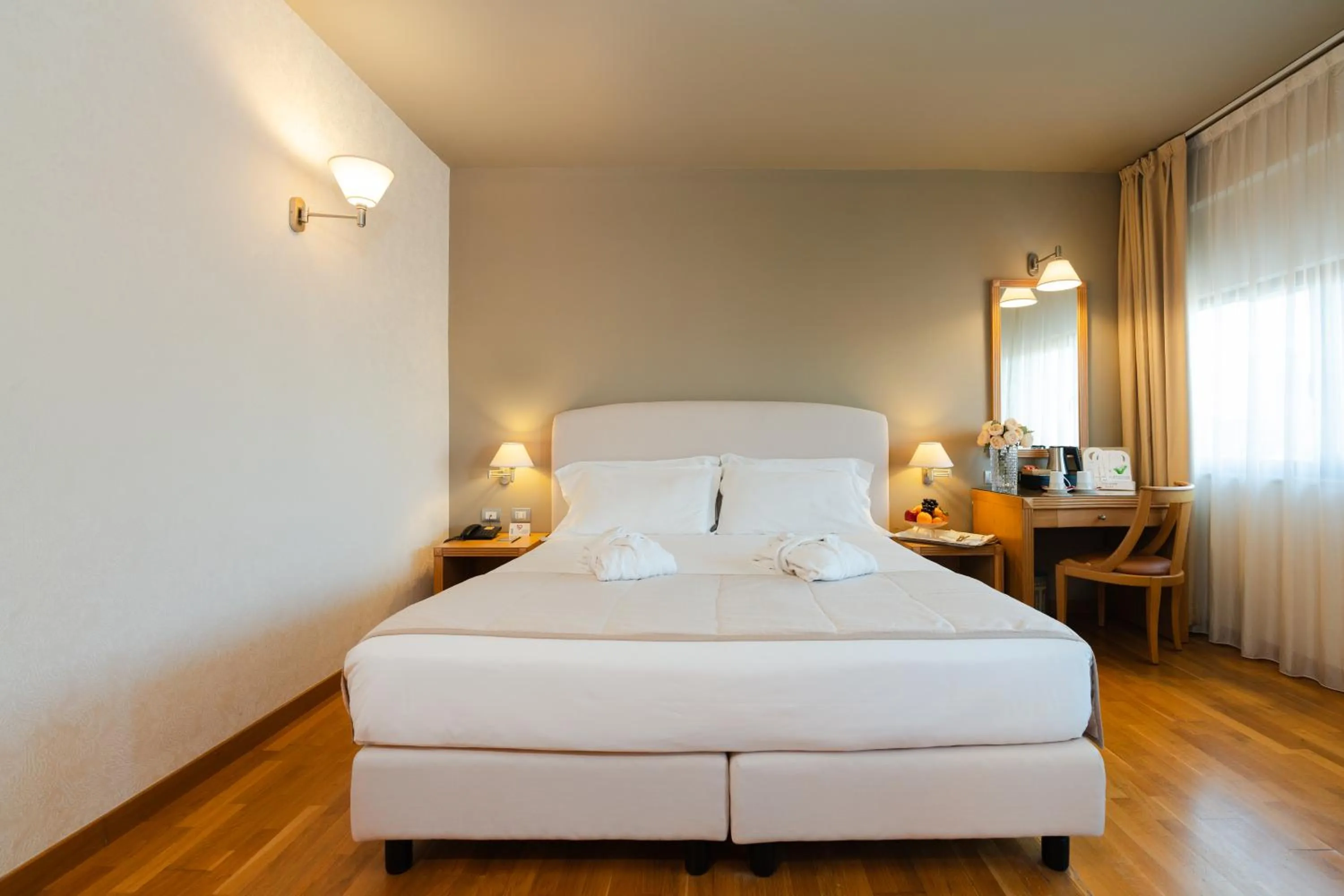 Bed in Hotel Touring