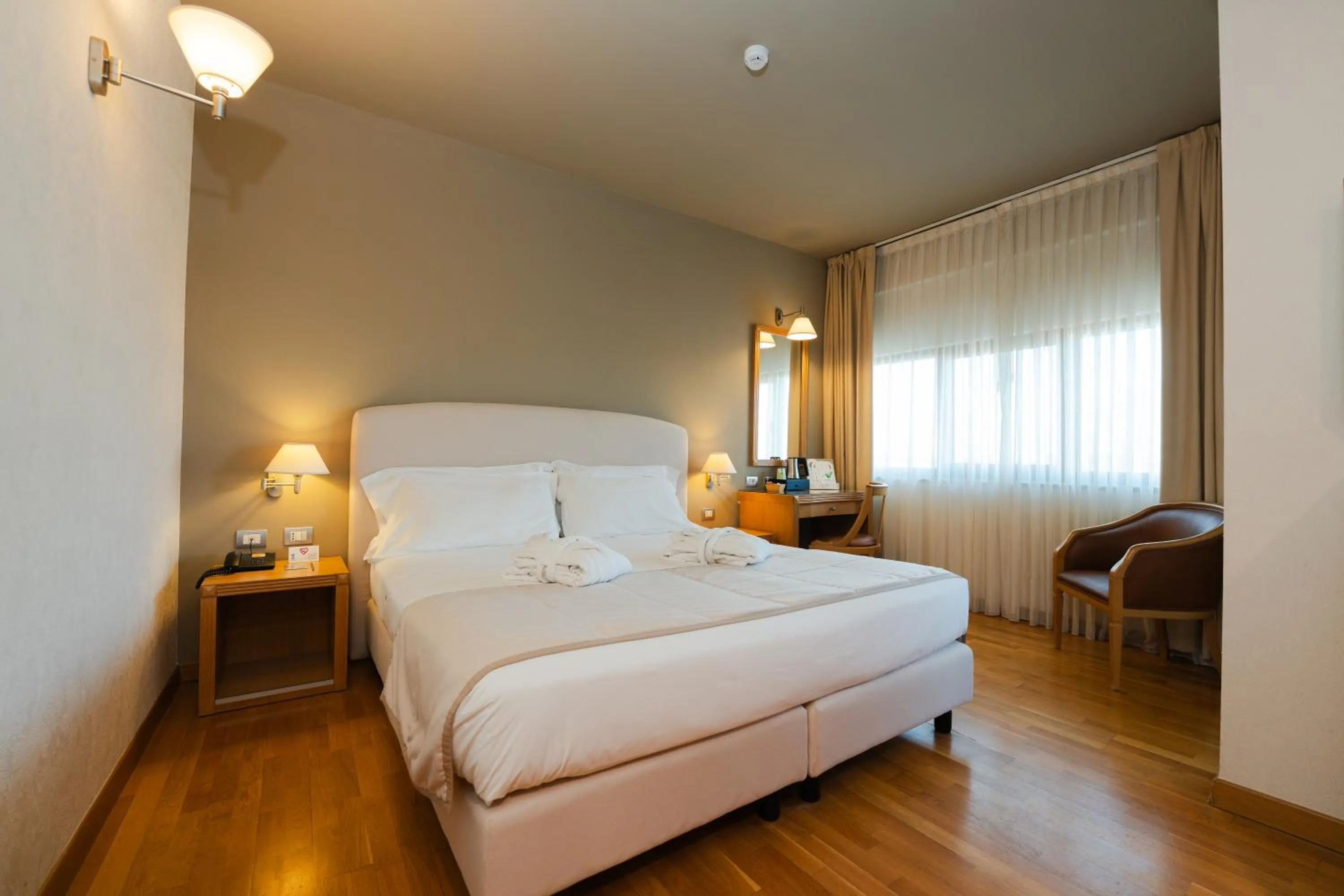 Bed in Hotel Touring