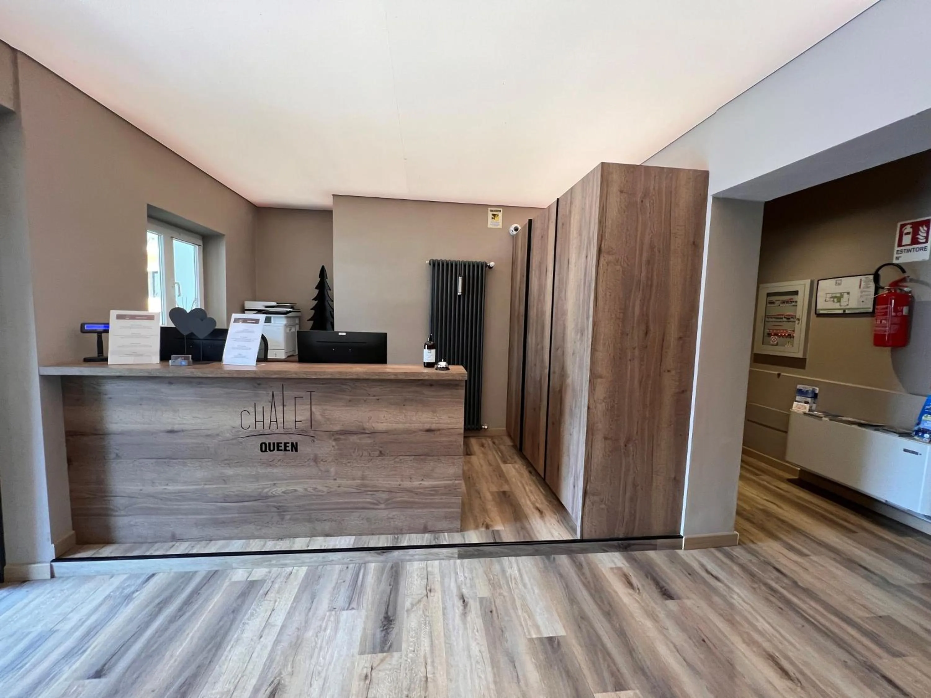 Lobby or reception in Chalet Queen