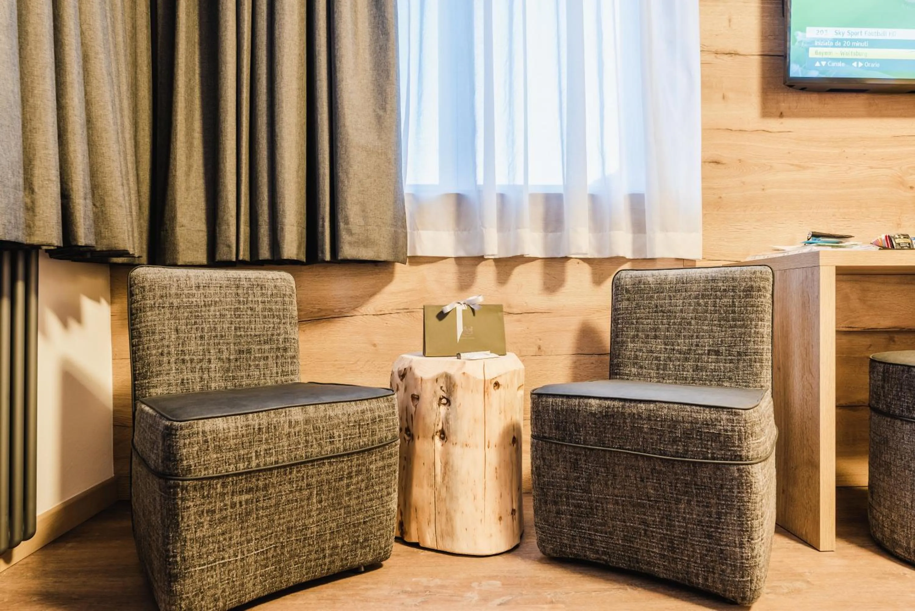 Living room in Chalet Queen