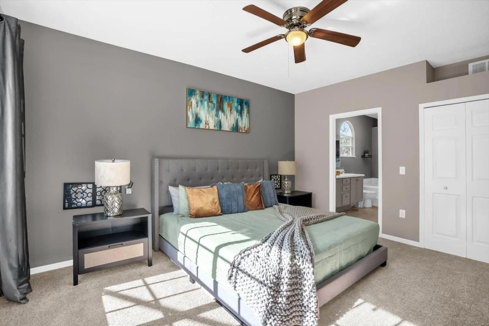 Bedroom, Bed in Elegant Villa Pool Fun Game Room Near Disney