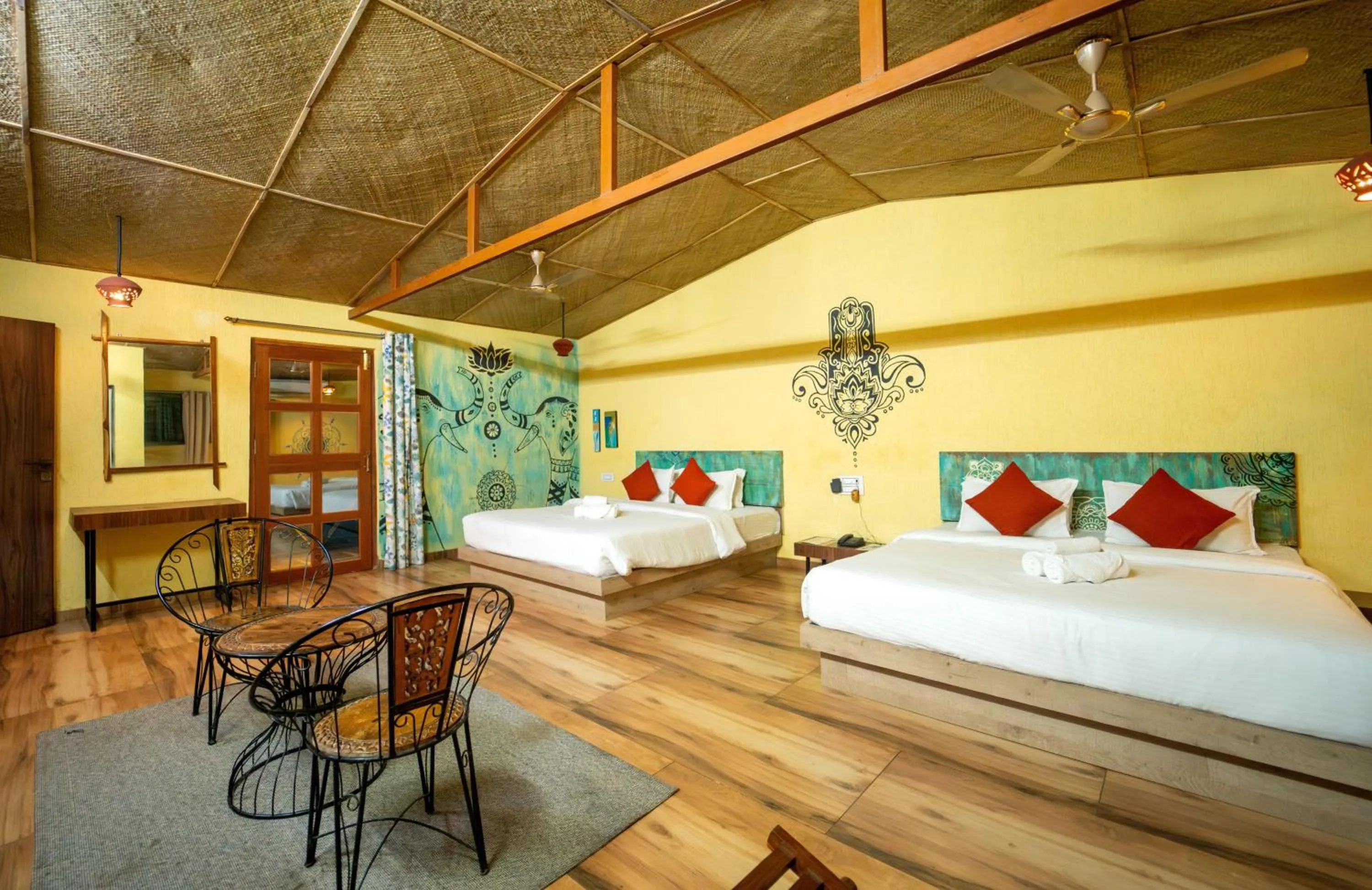 Bed in Saveda Farm & Cottages