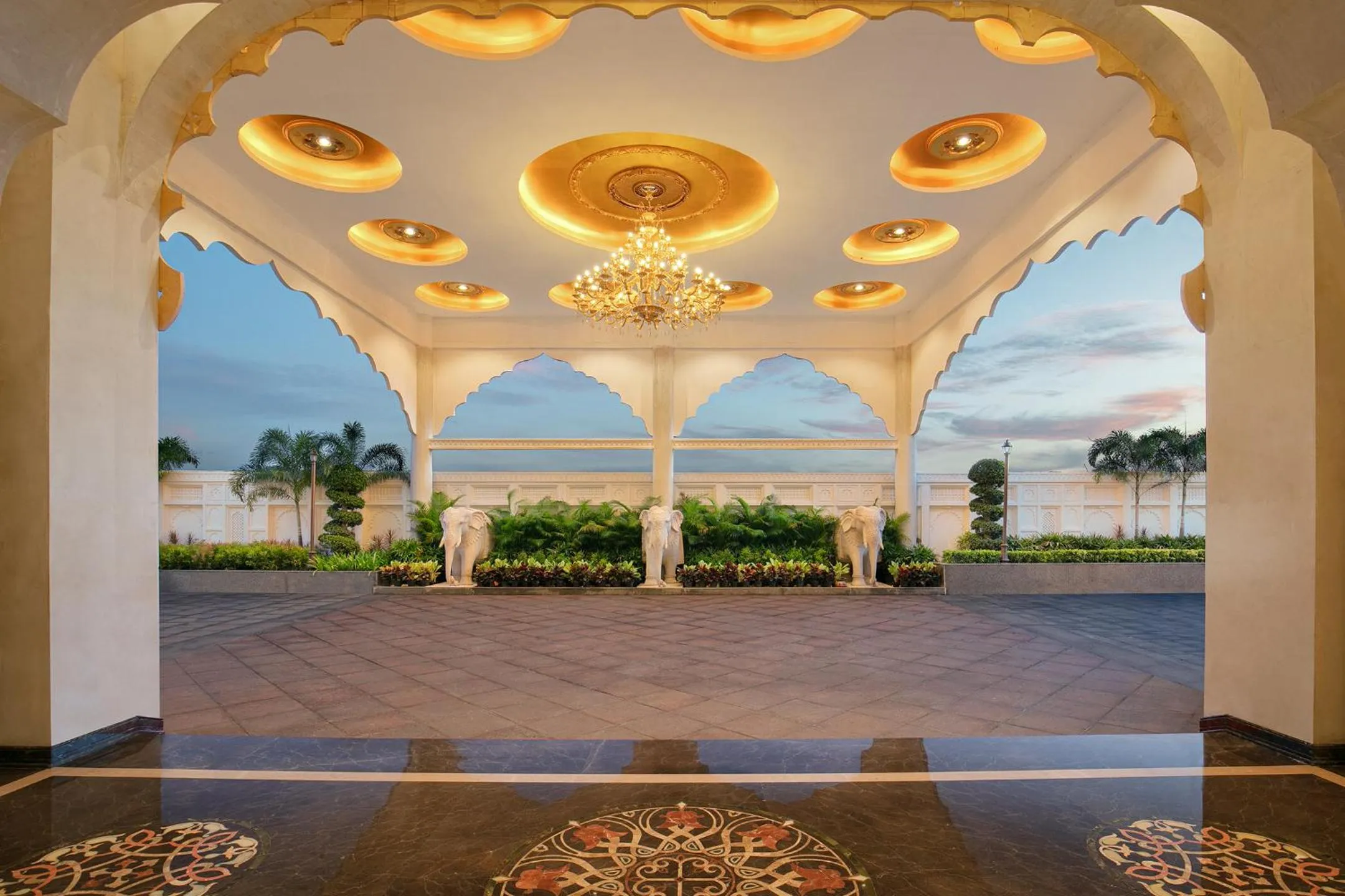 Facade/entrance in Kaldan Samudhra Palace