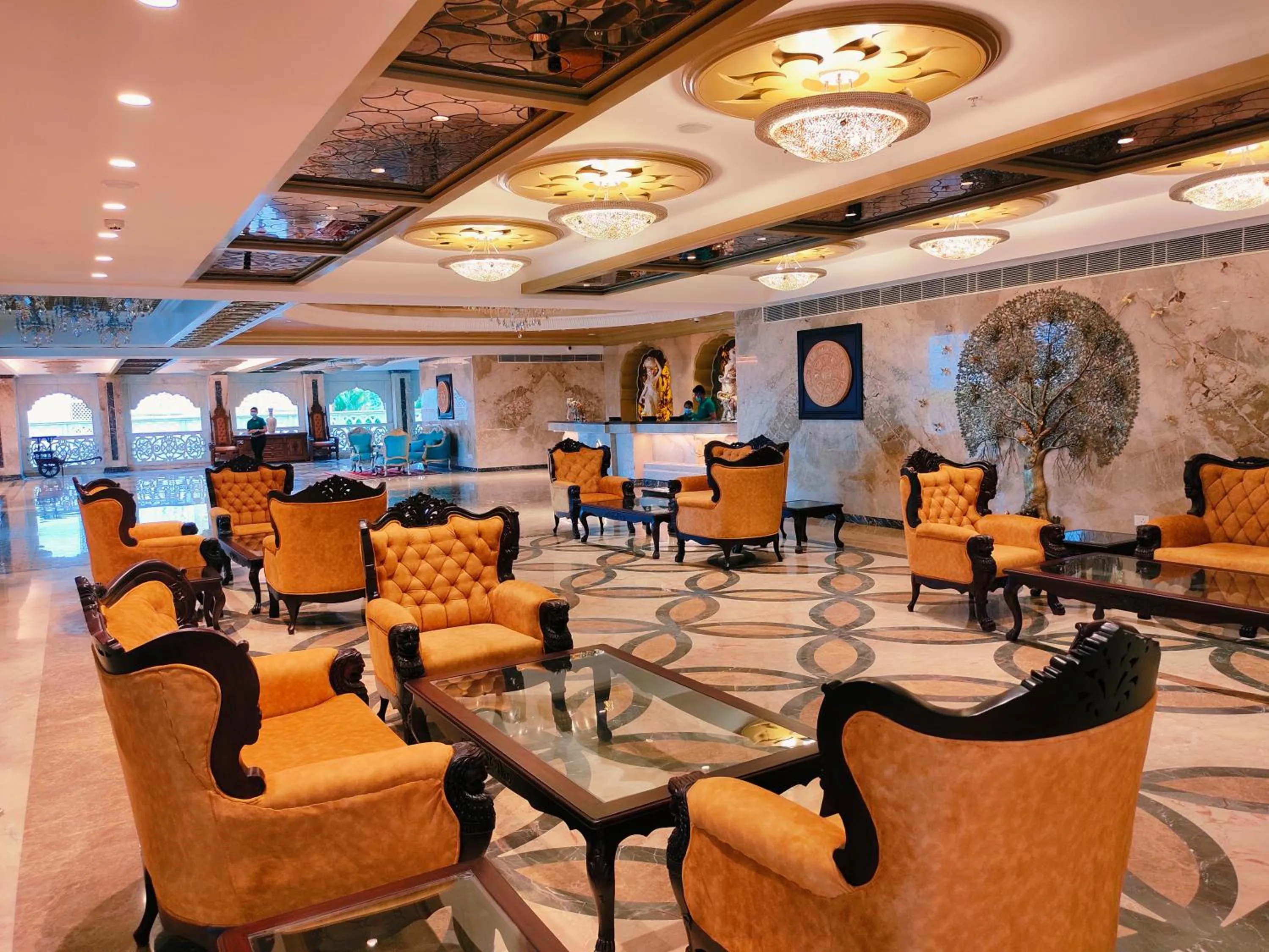 Lobby or reception in Kaldan Samudhra Palace