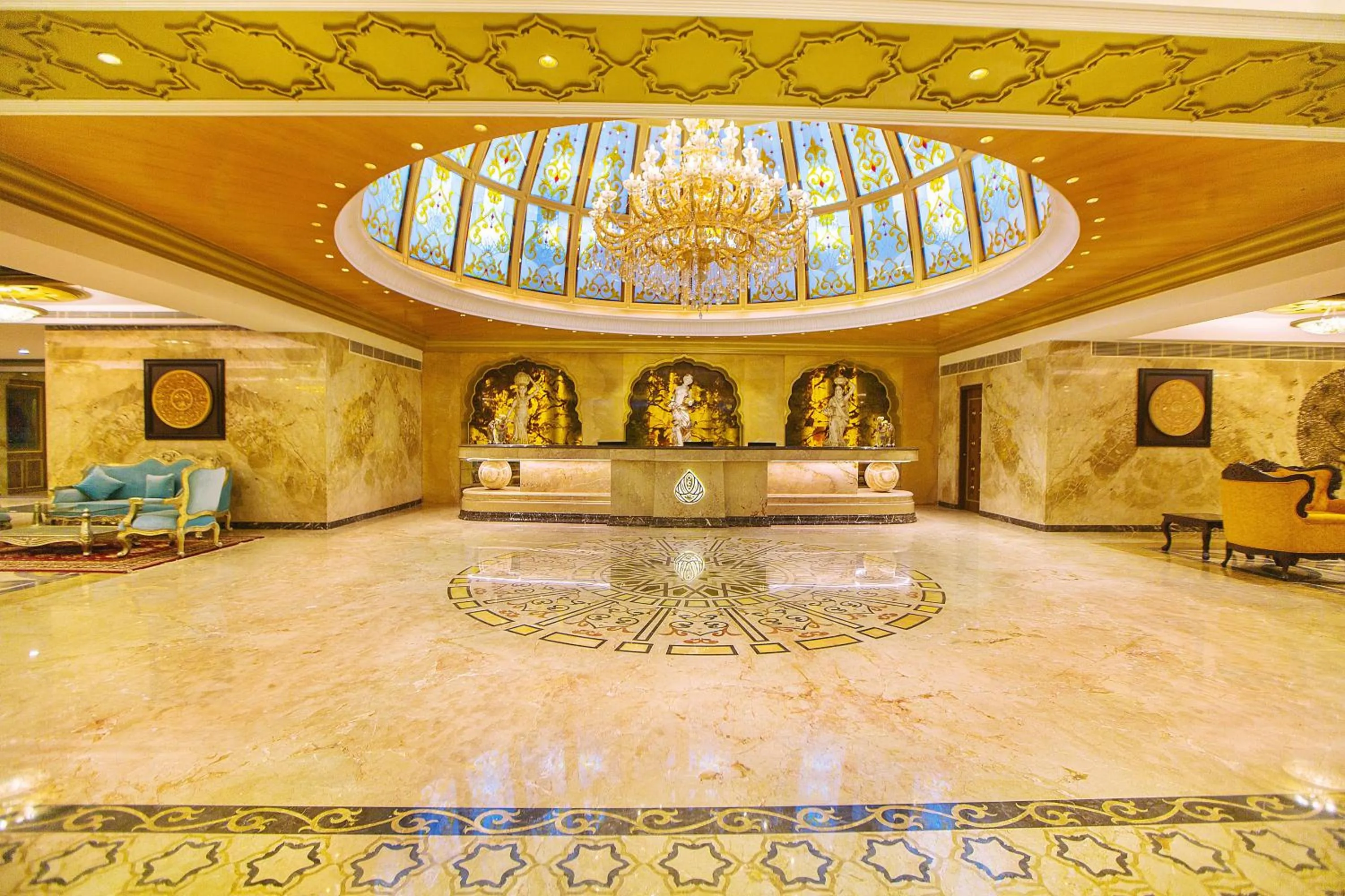 Lobby or reception in Kaldan Samudhra Palace
