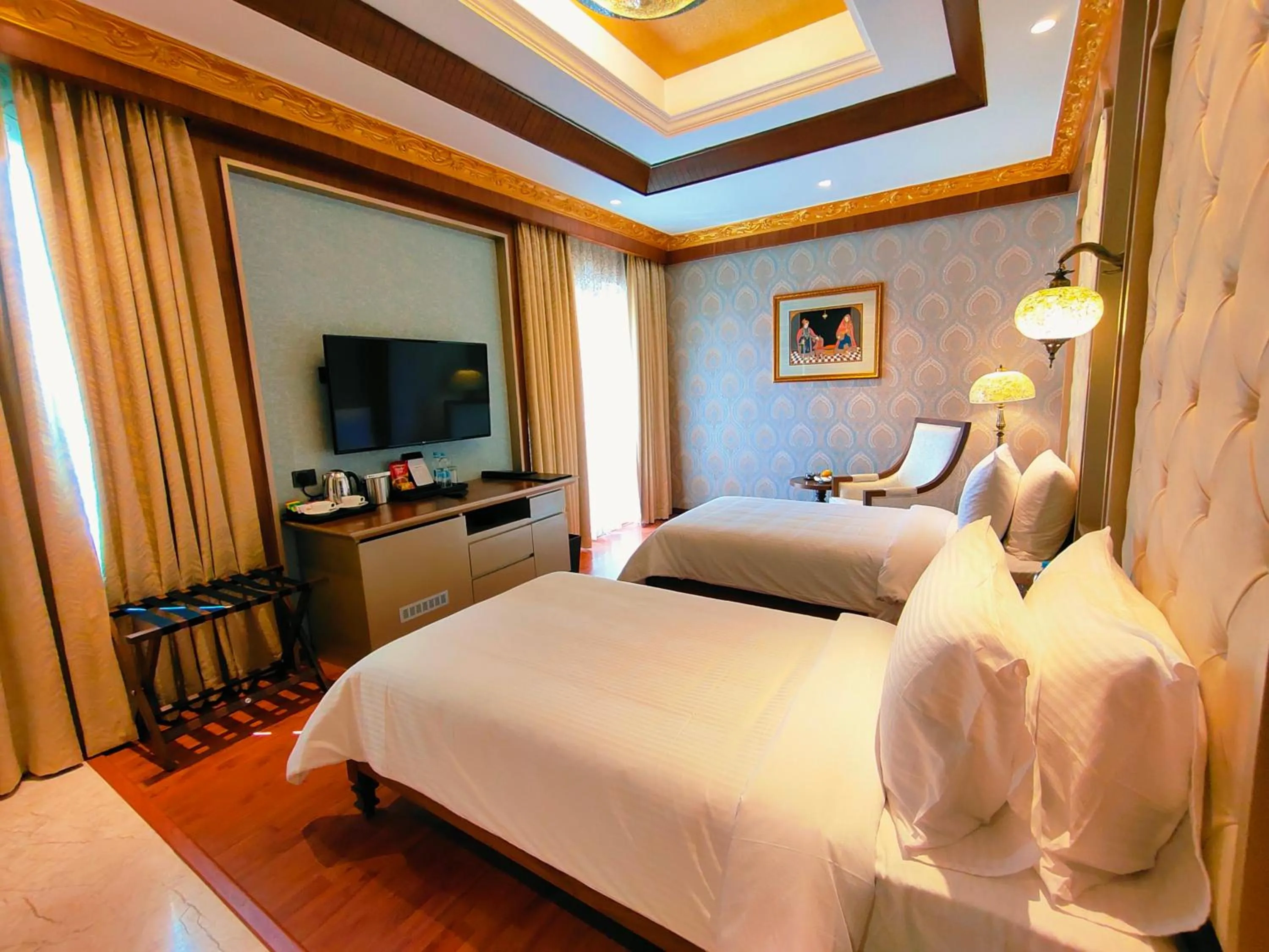 Bed in Kaldan Samudhra Palace