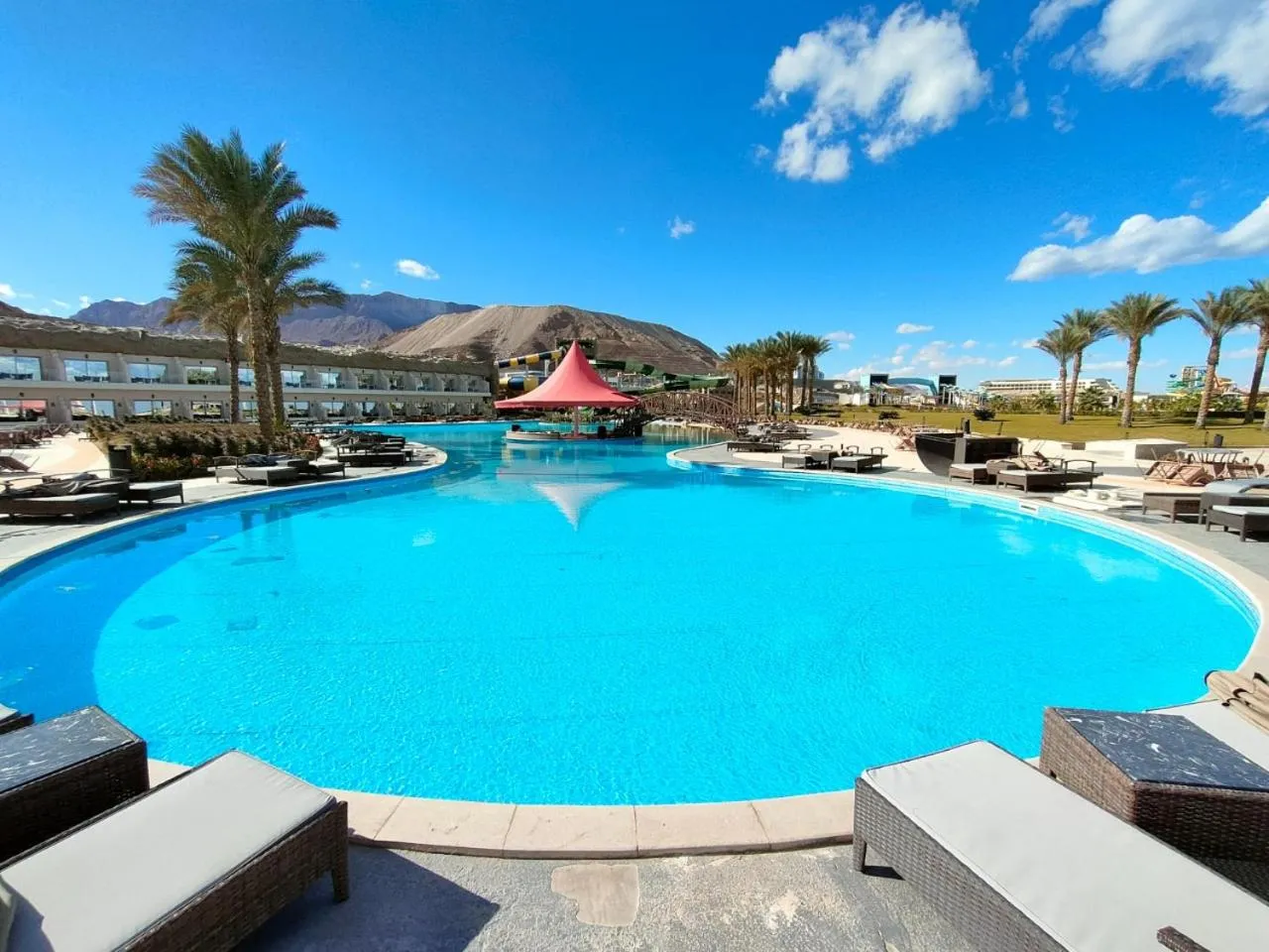 Swimming pool in Eastern El-Galala Aquapark Ain Sokhna