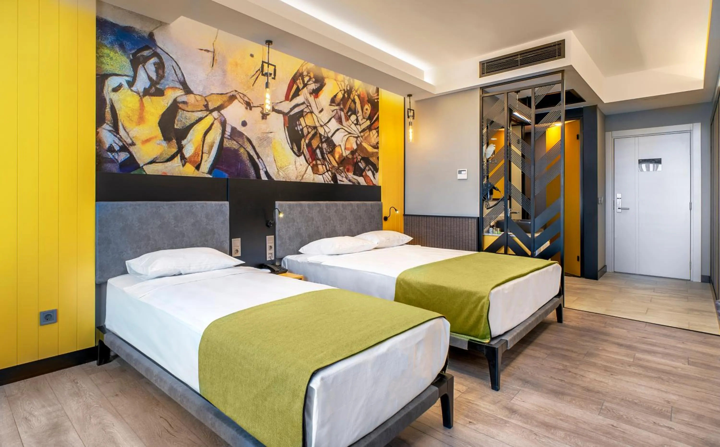 Bed in Arnor De Luxe Hotel & Spa