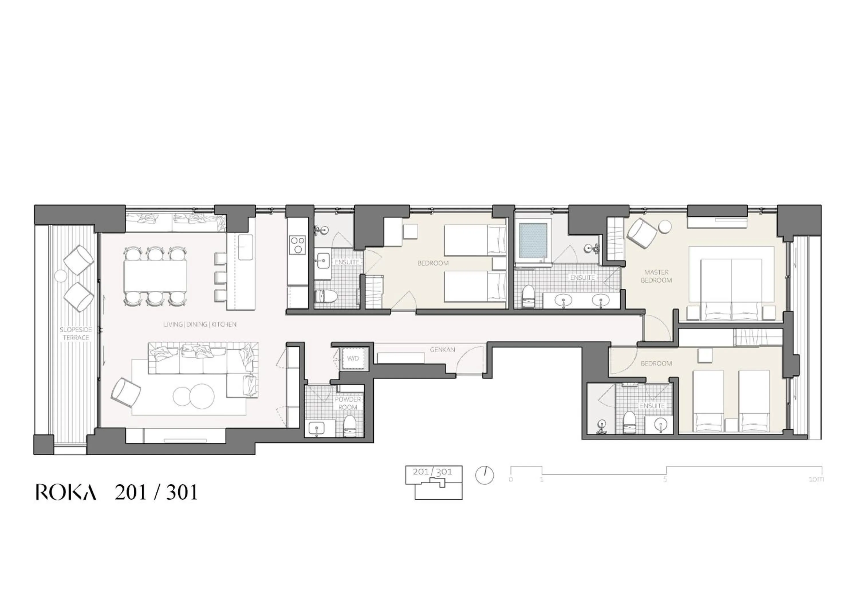 Floor plan in ROKA by HHG