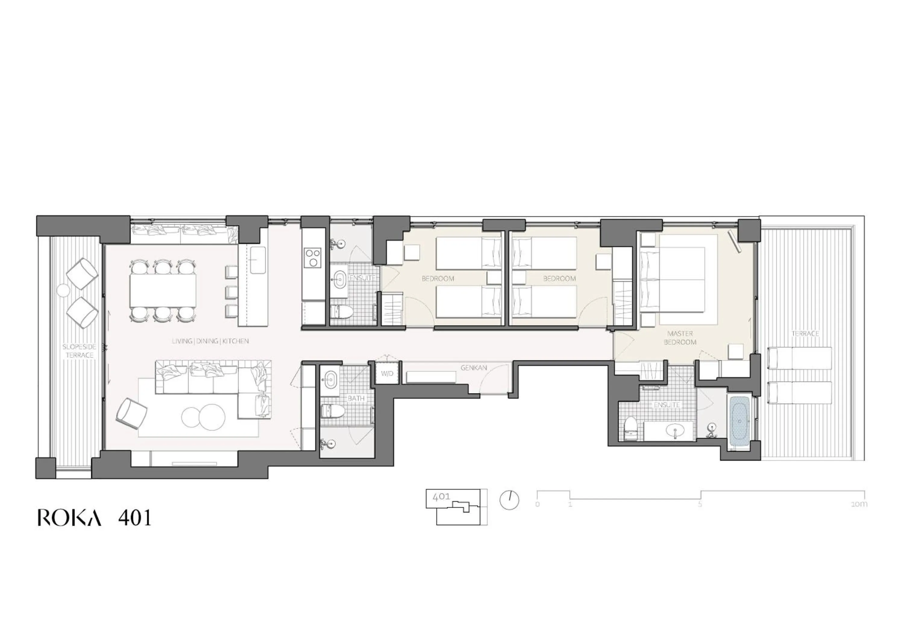 Floor plan in ROKA by HHG