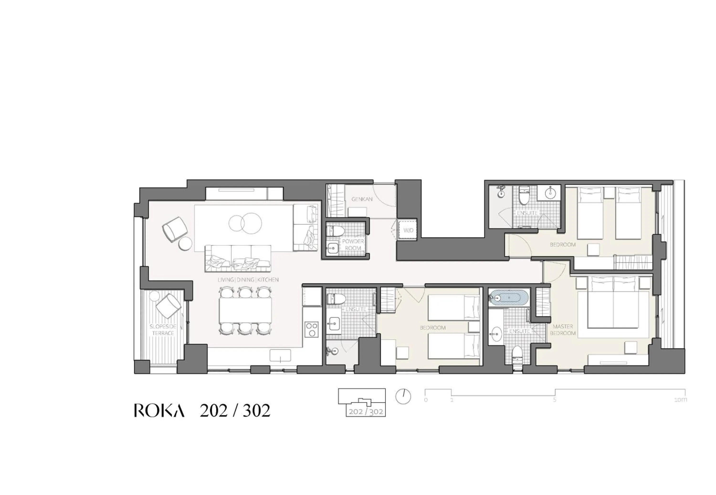 Floor plan in ROKA by HHG