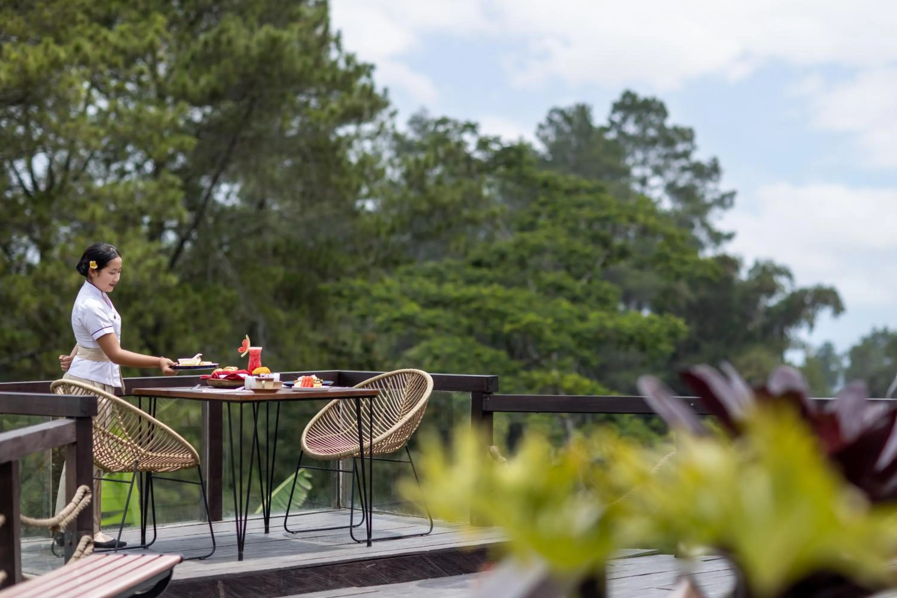 Garden view in Pramana Zahill Kintamani