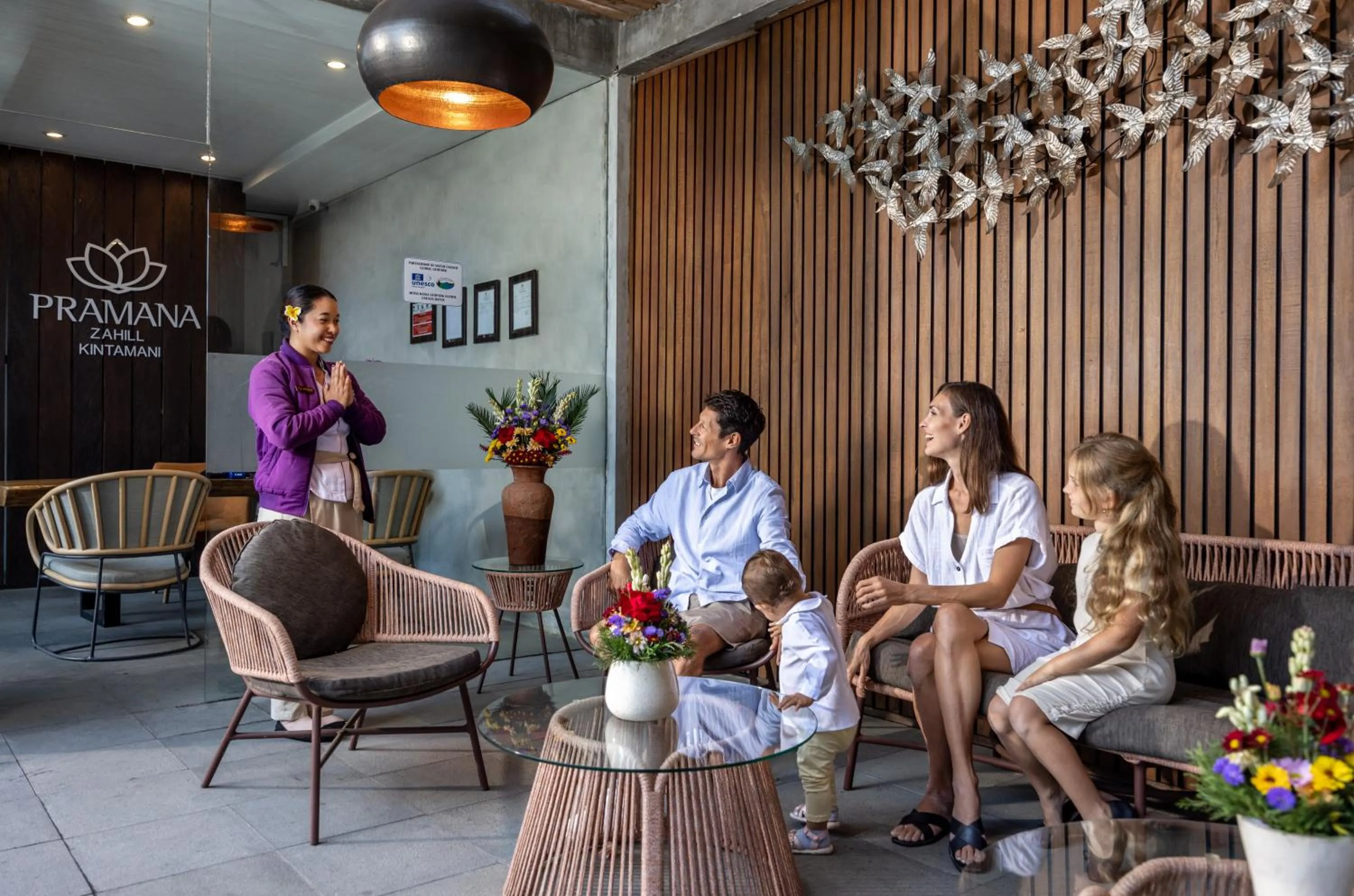 Lobby or reception in Pramana Zahill Kintamani