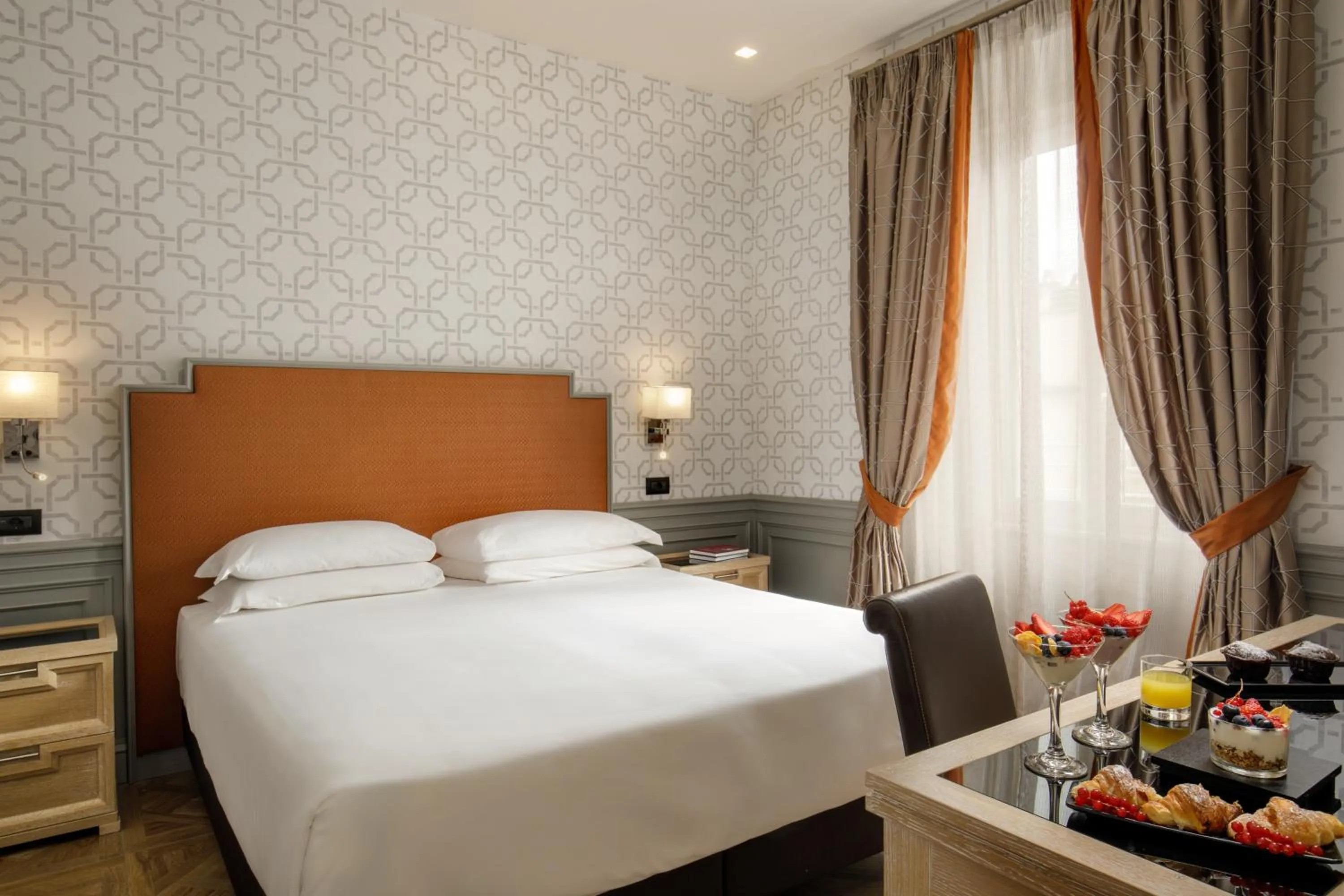 Bed in Hotel Morgana