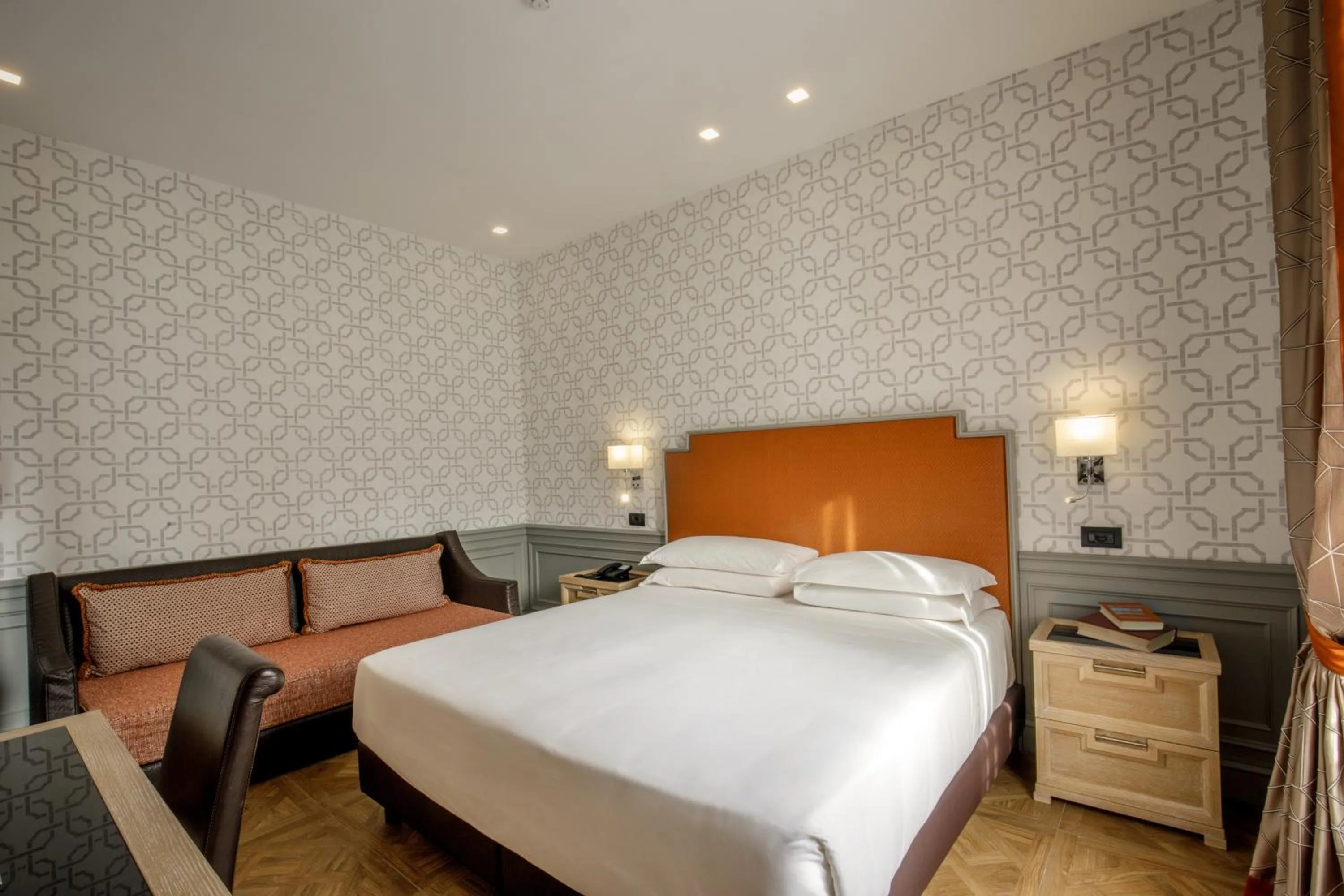 Bed in Hotel Morgana