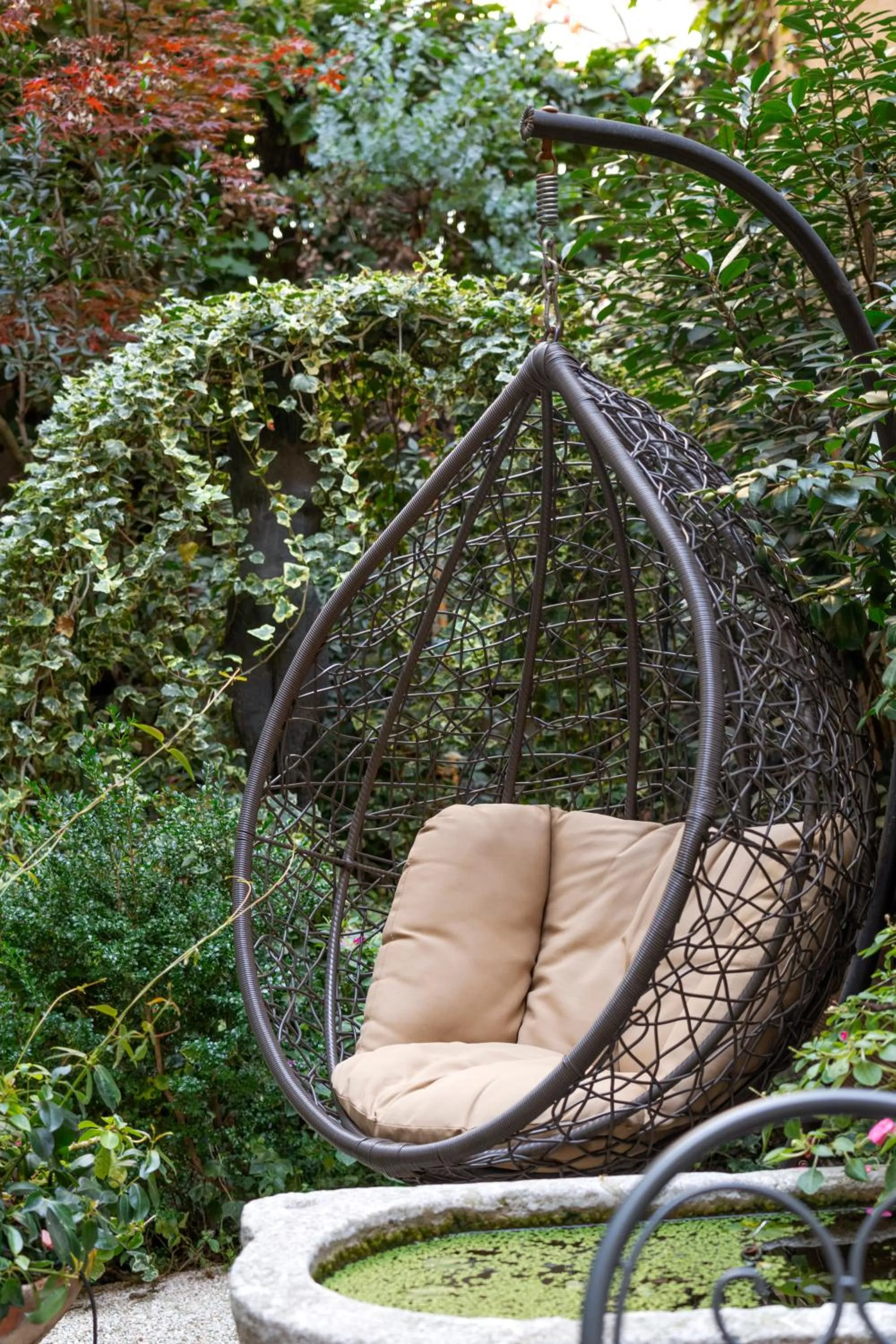 Garden view in Hotel Sanpi Milano