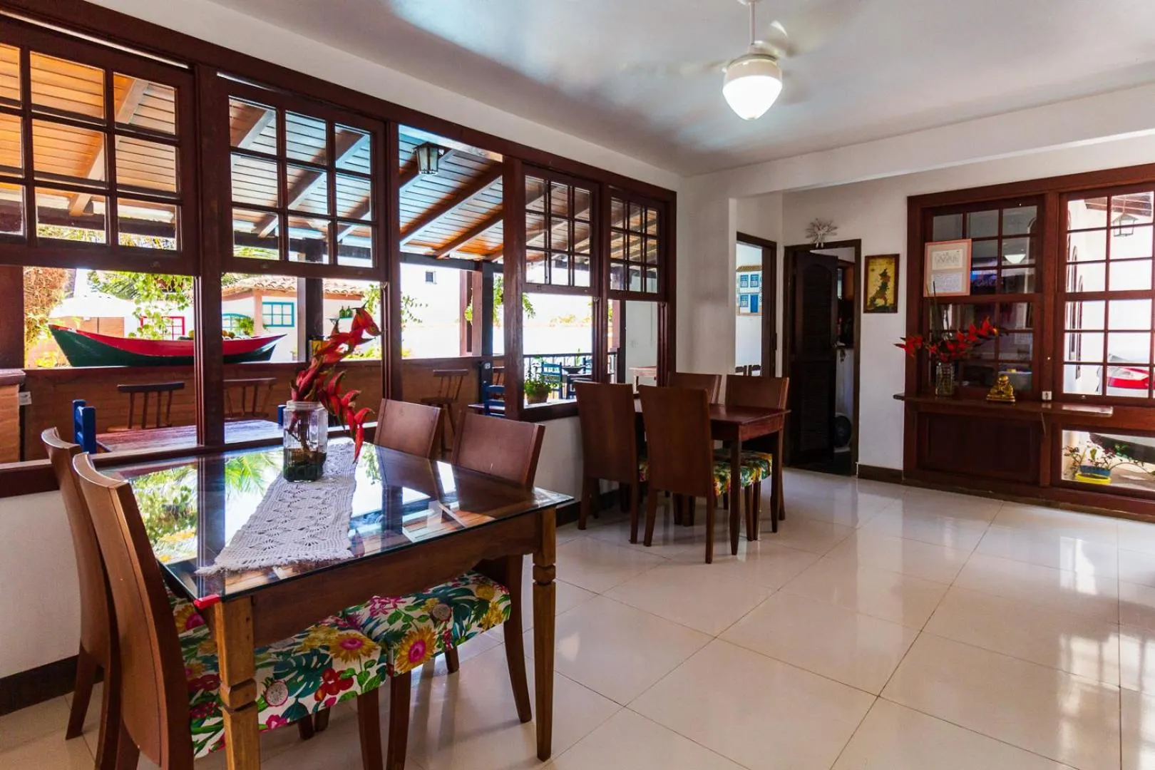 Seating area in Casa Aldeia Paraty