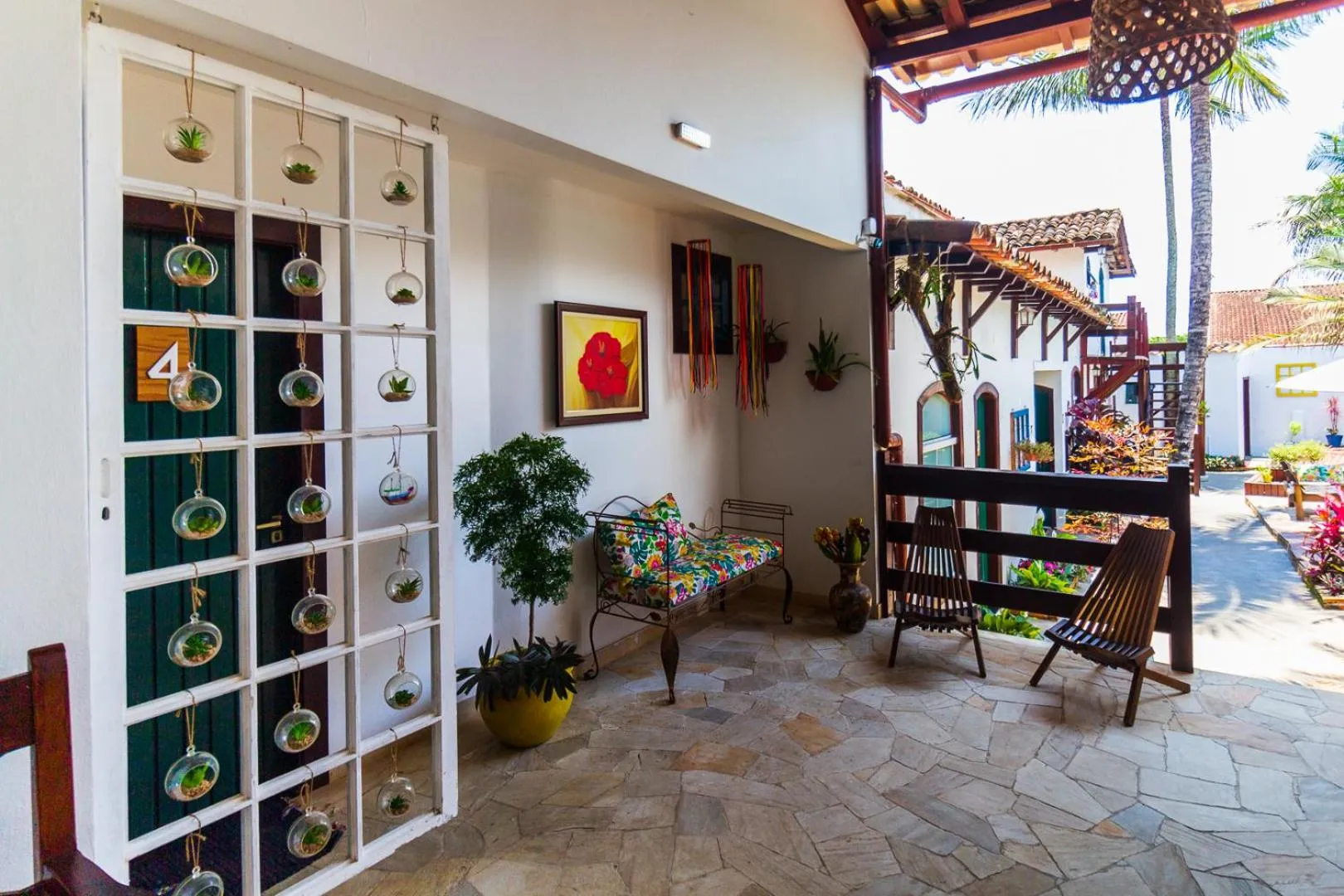 Balcony/Terrace in Casa Aldeia Paraty